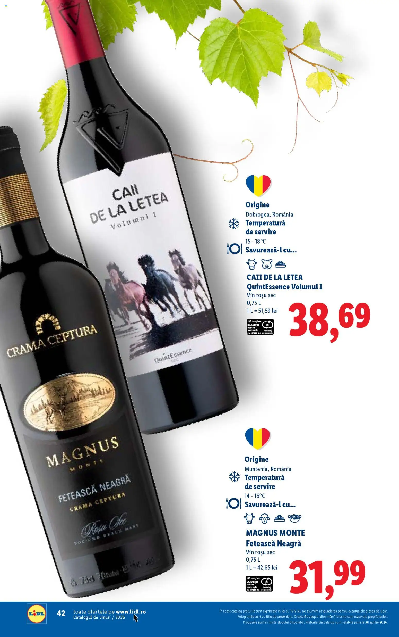 Catalog LIDL 23 Februarie - 29 Aprilie 2026 | Pagina 42 | Produse: Vin
