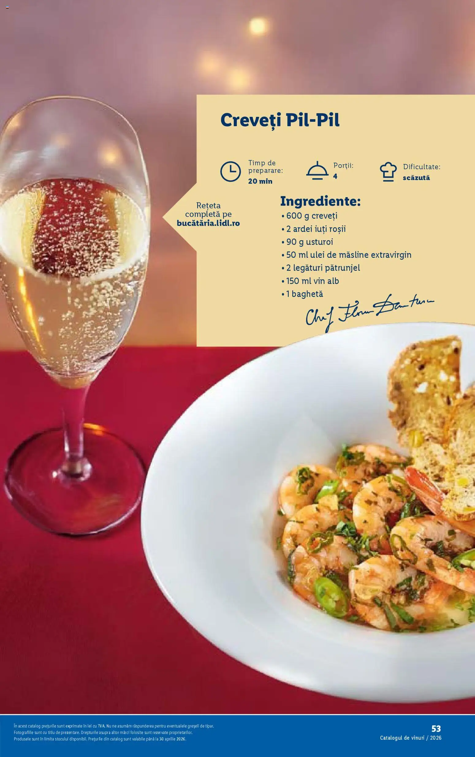 Catalog LIDL 23 Februarie - 29 Aprilie 2026 | Pagina 53 | Produse: Pătrunjel, Măsline, Vin, Usturoi