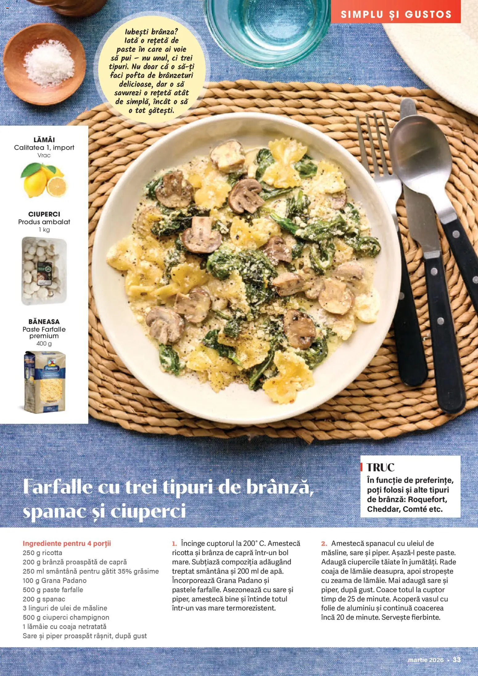 Catalog Mega Image 26 Februarie - 23 Martie 2026 | Pagina 33 | Produse: Cuptor, Smântână, Piper, Lămâie