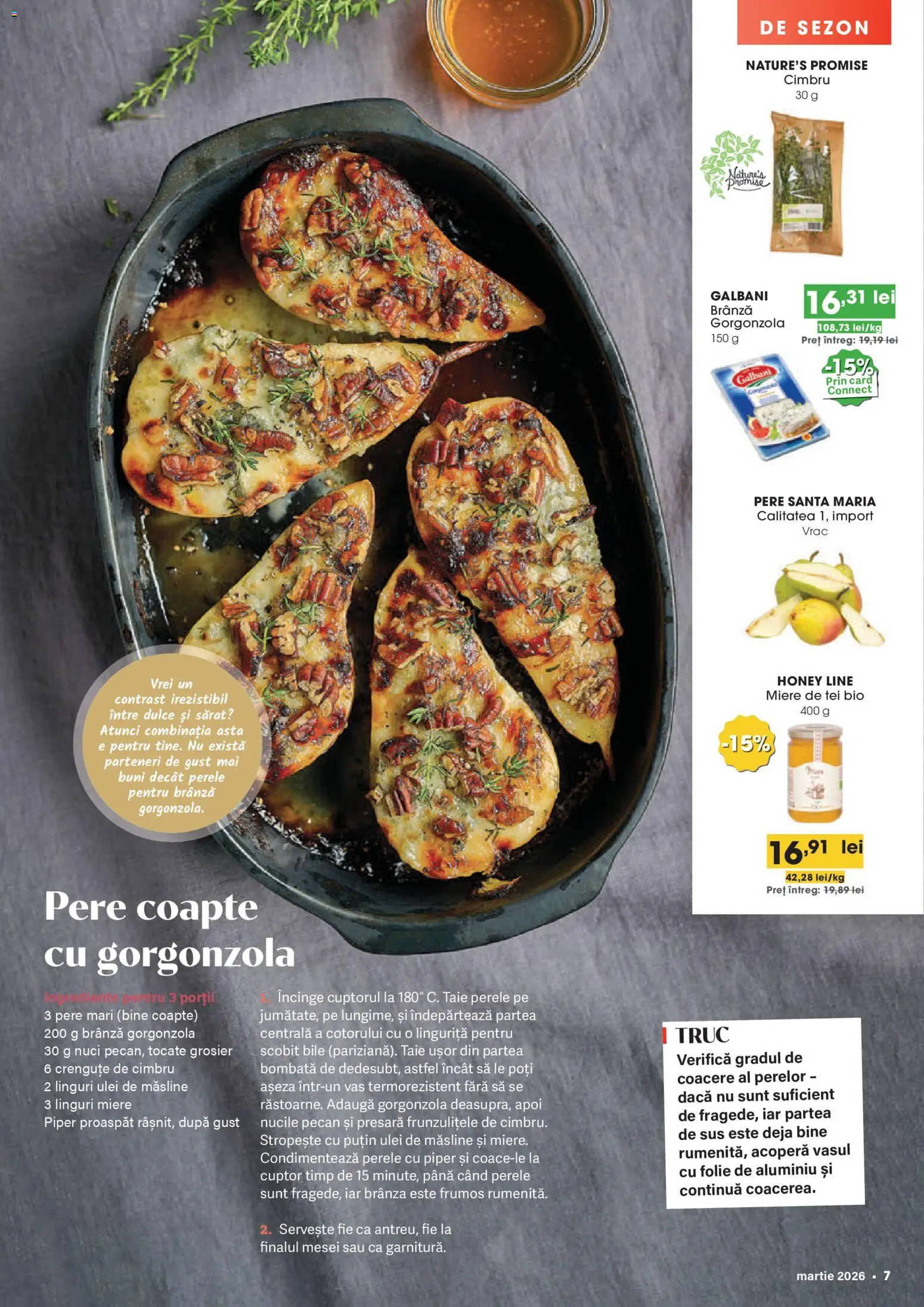 Catalog Mega Image 26 Februarie - 23 Martie 2026 | Pagina 7 | Produse: Şerit ödül, Linguri, Gorgonzola, Nuci