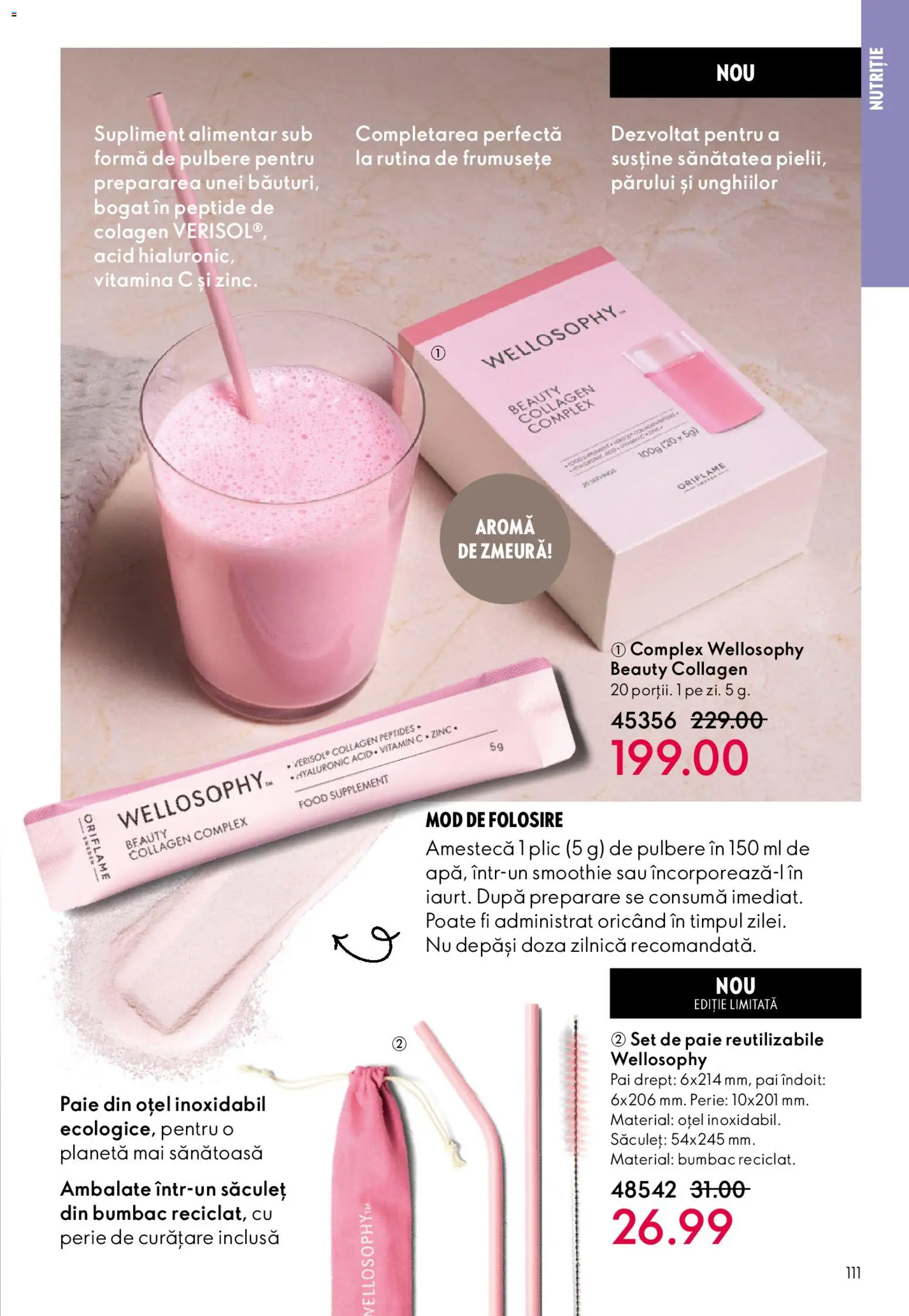 Catalog Oriflame 25 Martie - 13 Aprilie 2026 | Pagina 111 | Produse: Zmeură, Perie, Smoothie
