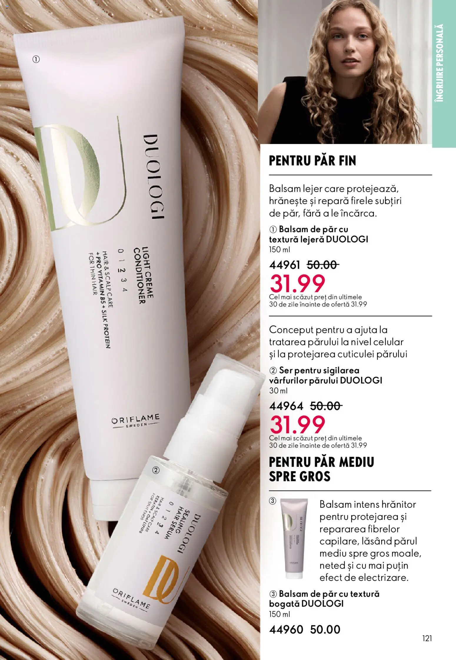 Catalog Oriflame 25 Martie - 13 Aprilie 2026 | Pagina 121 | Produse: Serum, Balsam, Balsam de păr