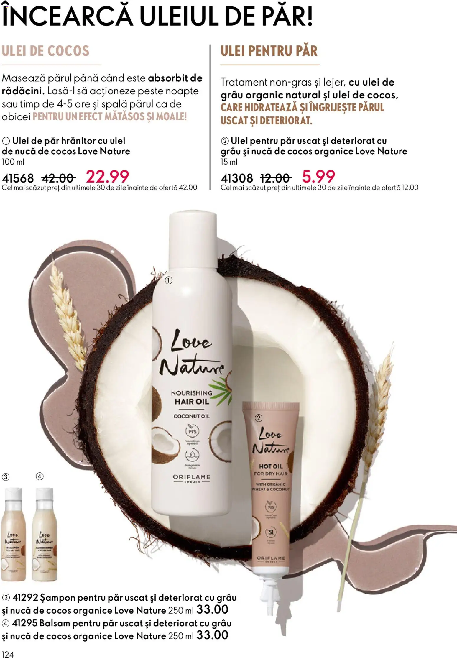 Catalog Oriflame 25 Martie - 13 Aprilie 2026 | Pagina 124 | Produse: Șampon, Balsam, Ulei, Pește