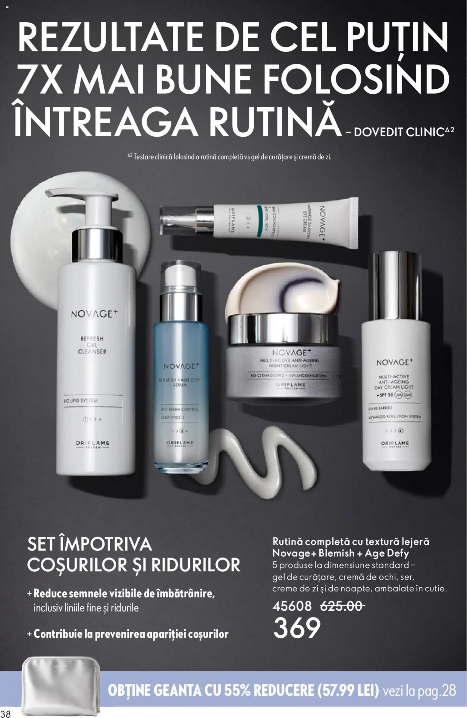 Catalog Oriflame 25 Martie - 13 Aprilie 2026 | Pagina 38 | Produse: Gel de curățare, Geantă, Cremă