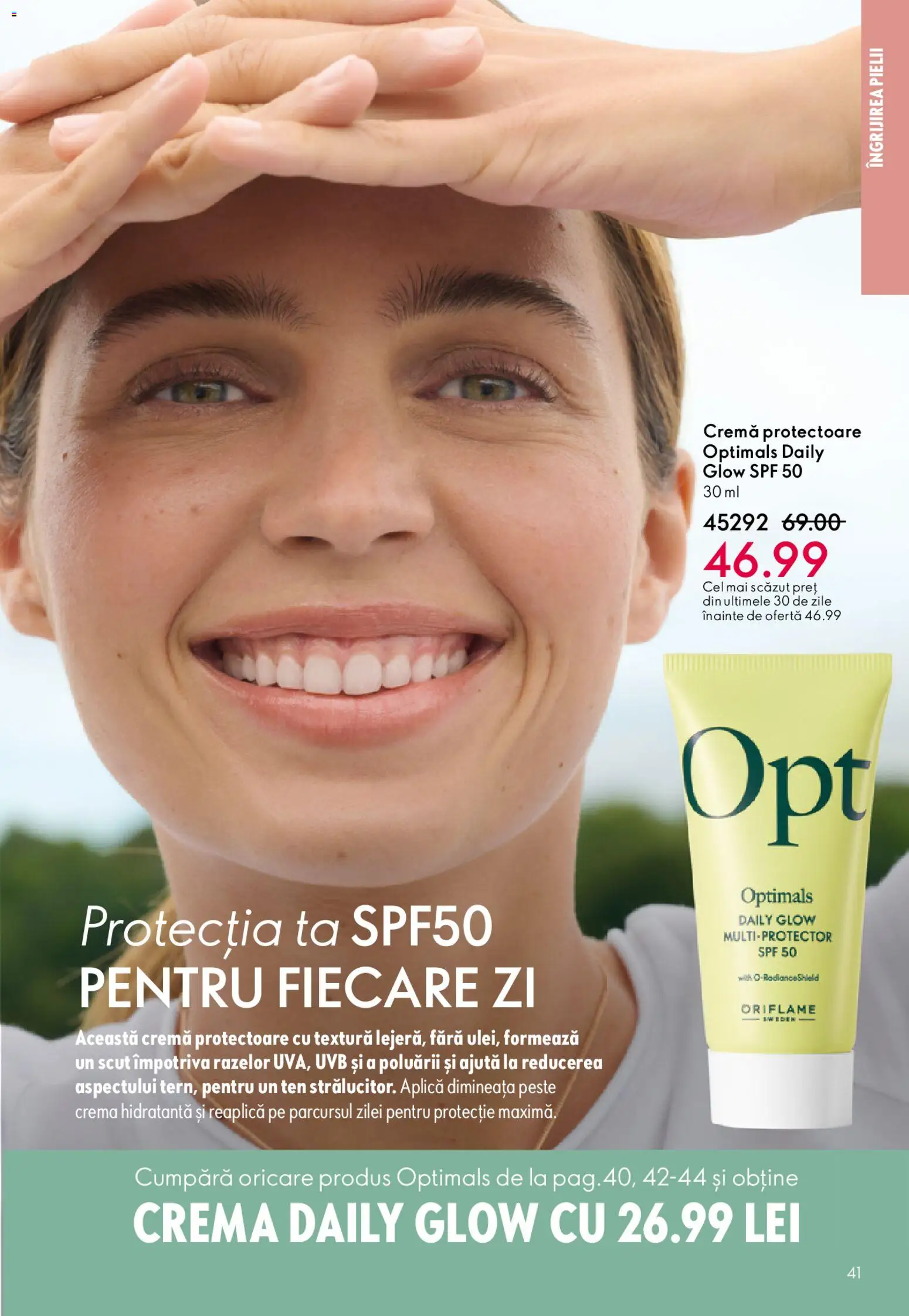 Catalog Oriflame 25 Martie - 13 Aprilie 2026 | Pagina 41 | Produse: Arapsaçı, Cremă, Pește