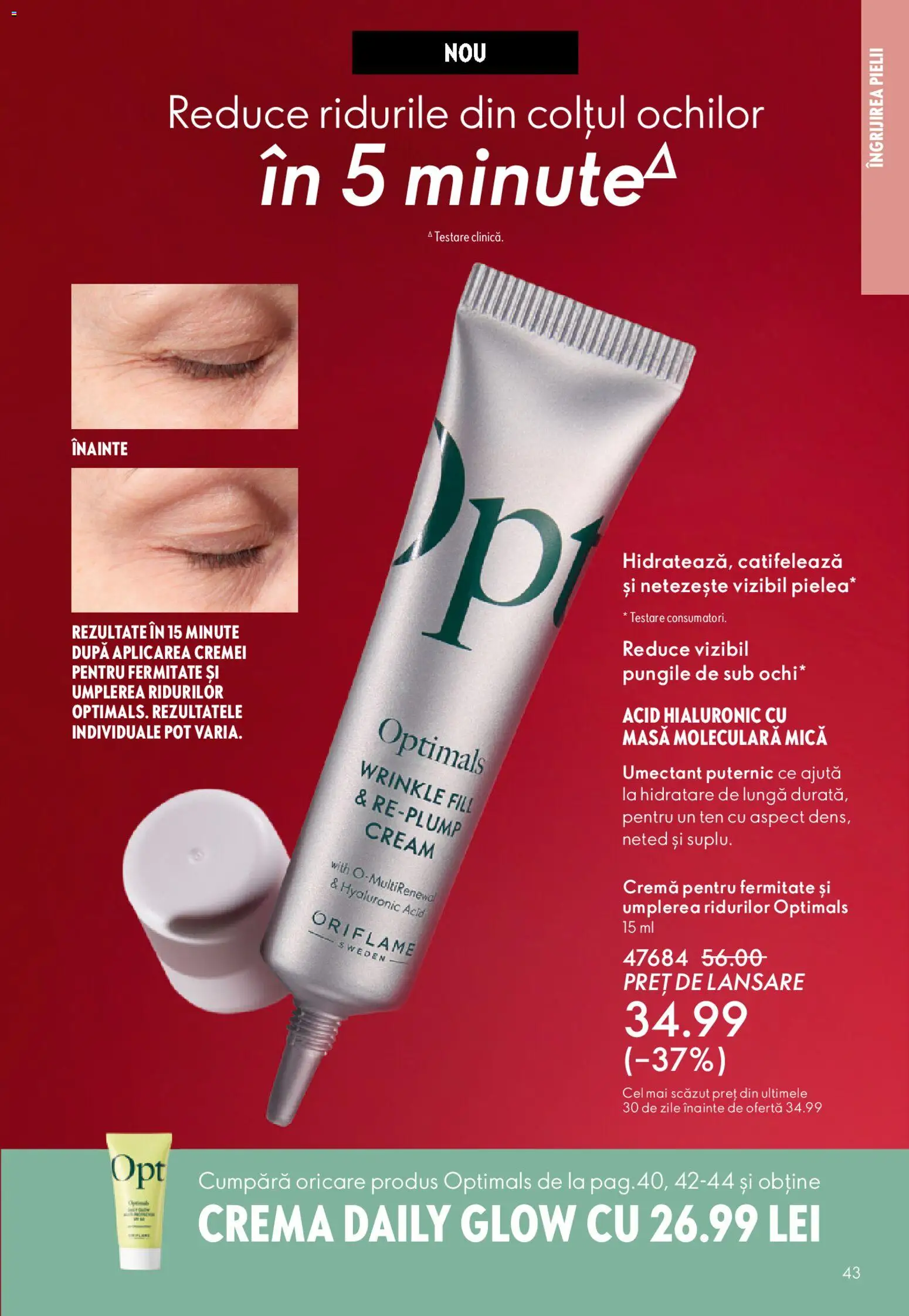 Catalog Oriflame 25 Martie - 13 Aprilie 2026 | Pagina 43 | Produse: Masă, Cremă