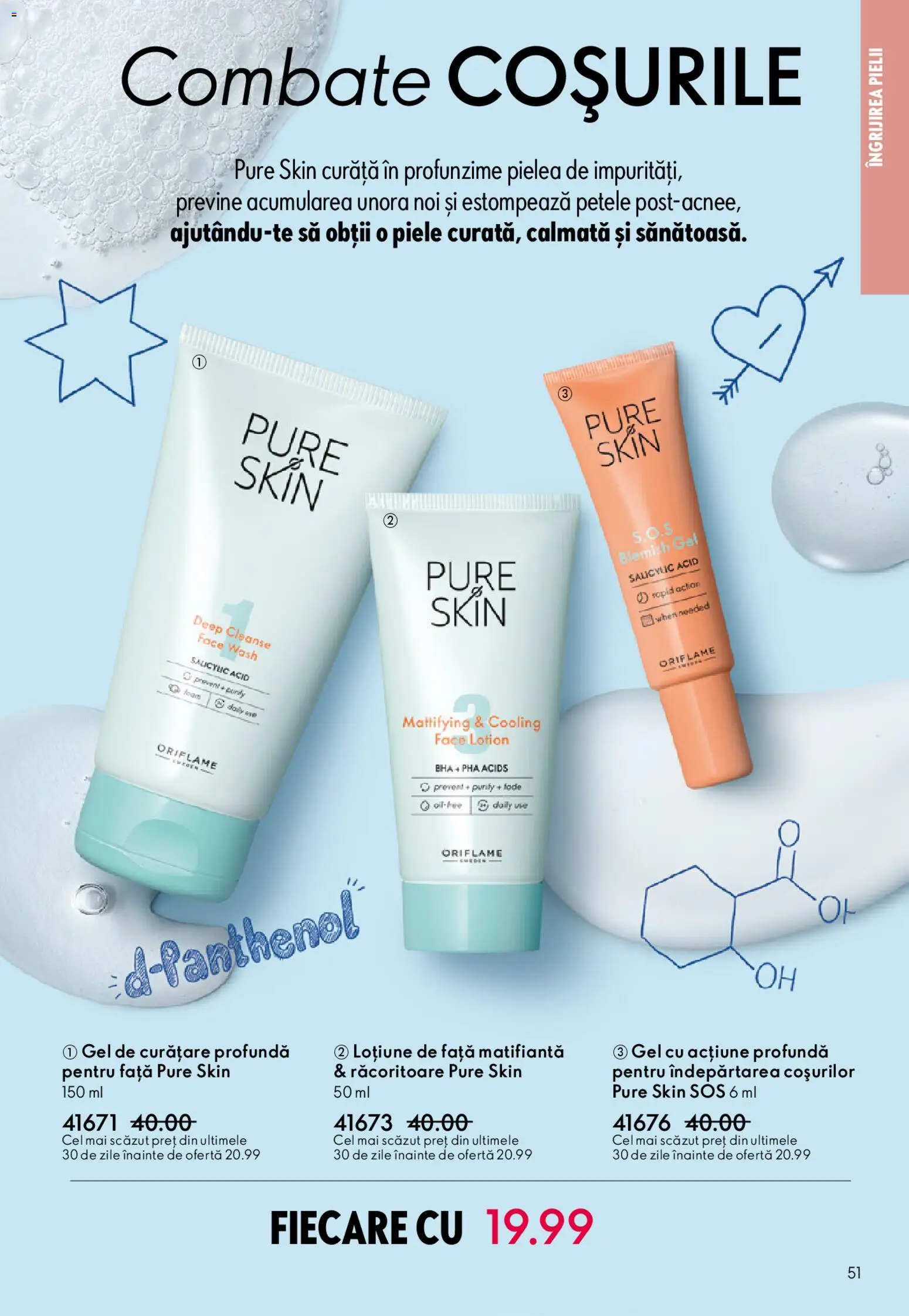 Catalog Oriflame 25 Martie - 13 Aprilie 2026 | Pagina 51 | Produse: Gel de curățare, Sos