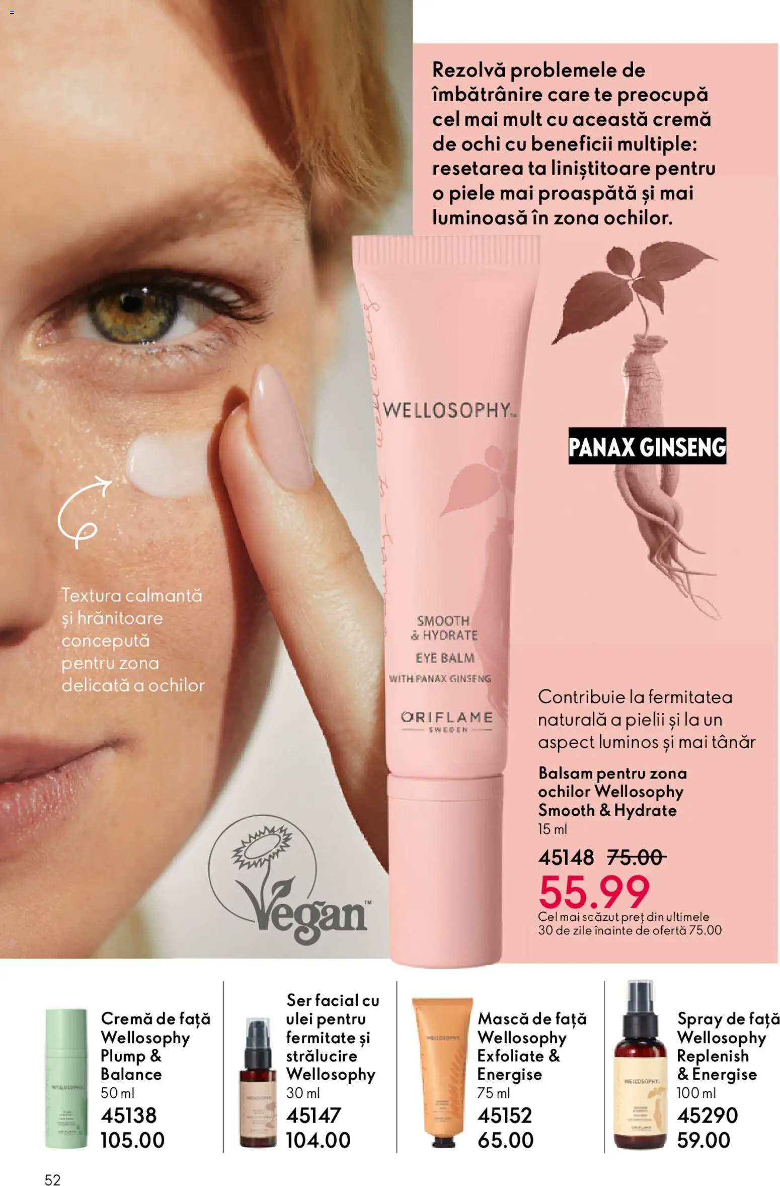 Catalog Oriflame 25 Martie - 13 Aprilie 2026 | Pagina 52 | Produse: Balsam, Cremă, Ulei
