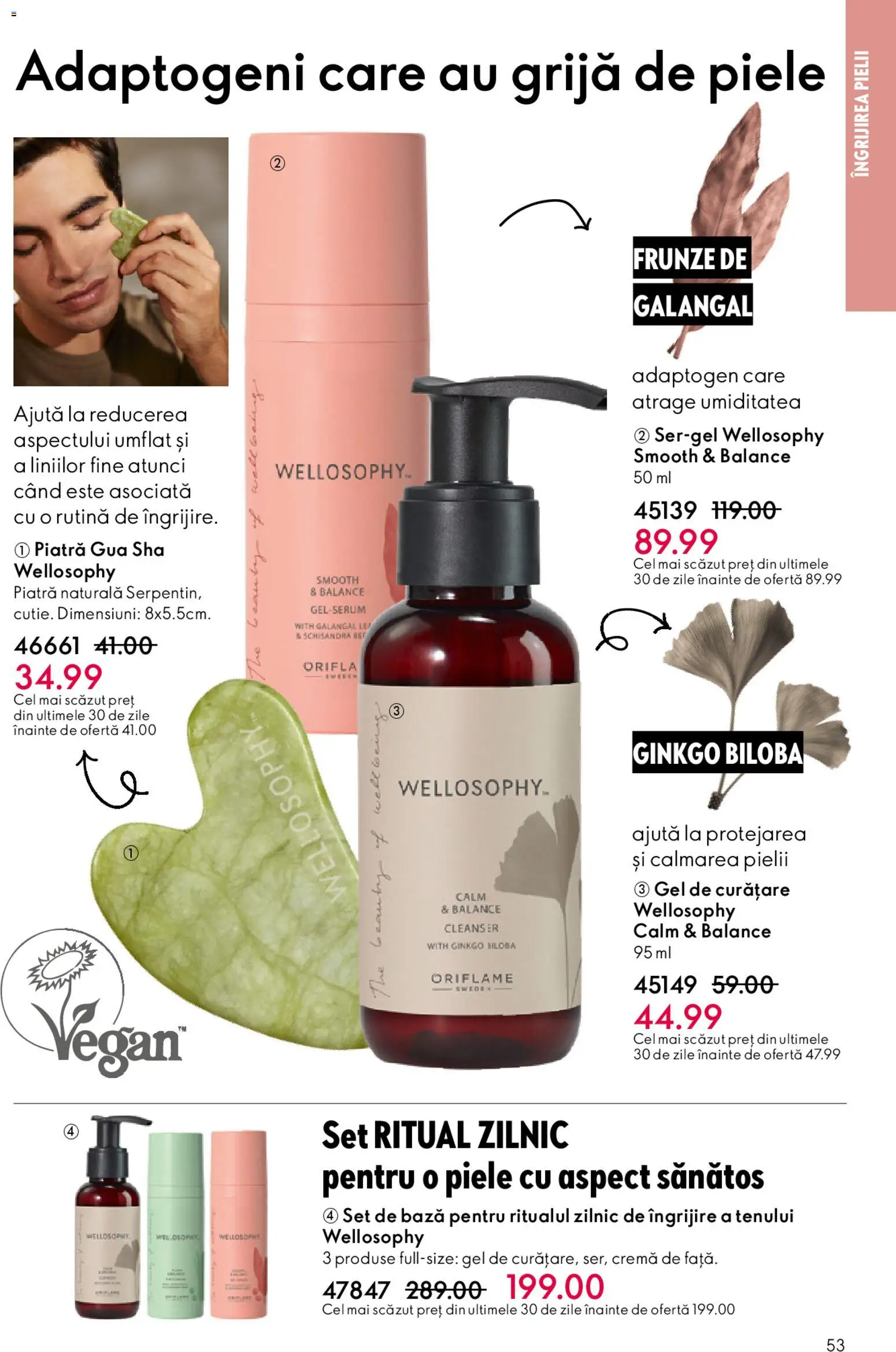 Catalog Oriflame 25 Martie - 13 Aprilie 2026 | Pagina 53 | Produse: Gel de curățare, Cremă
