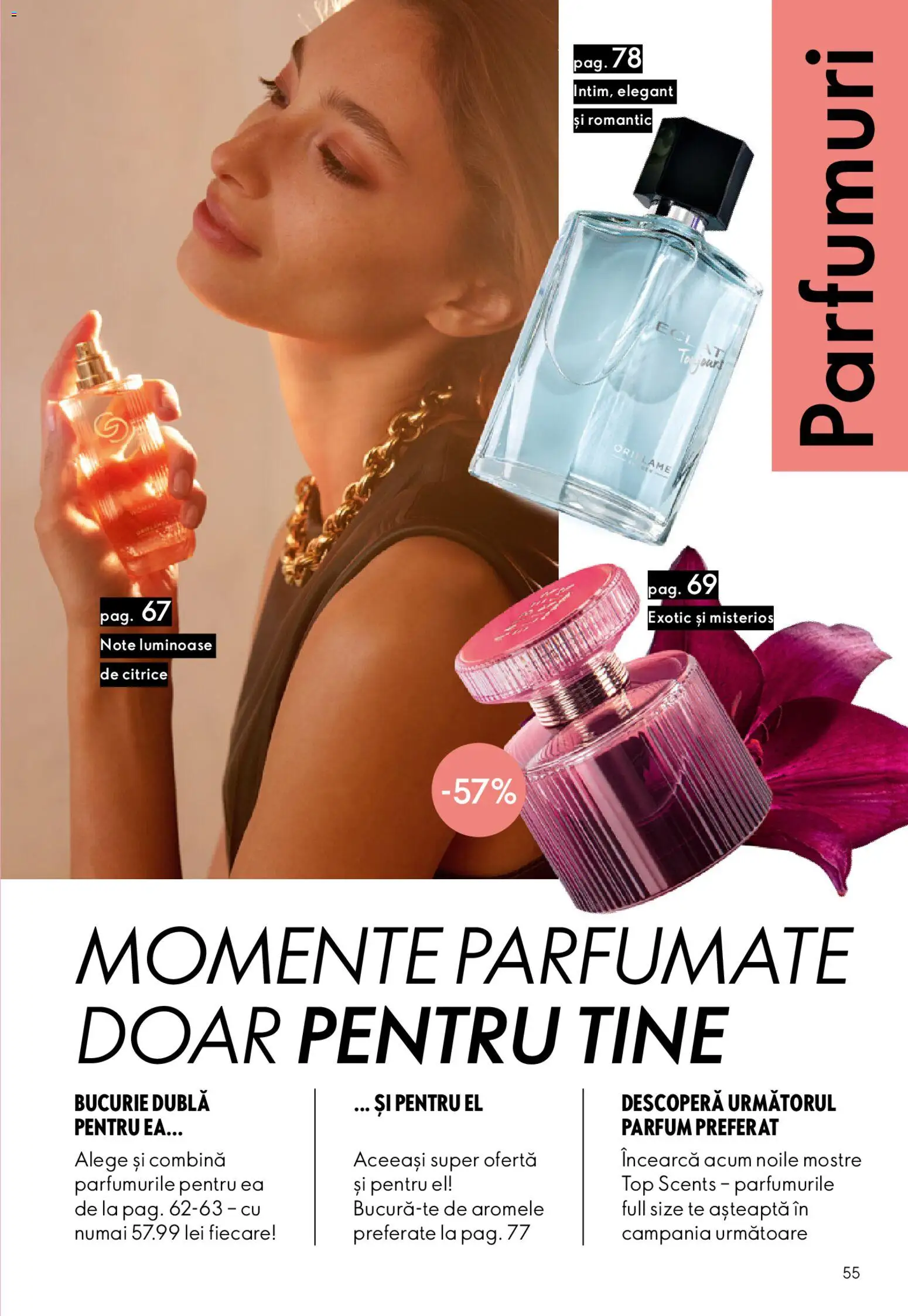 Catalog Oriflame 25 Martie - 13 Aprilie 2026 | Pagina 55 | Produse: Top, Parfum