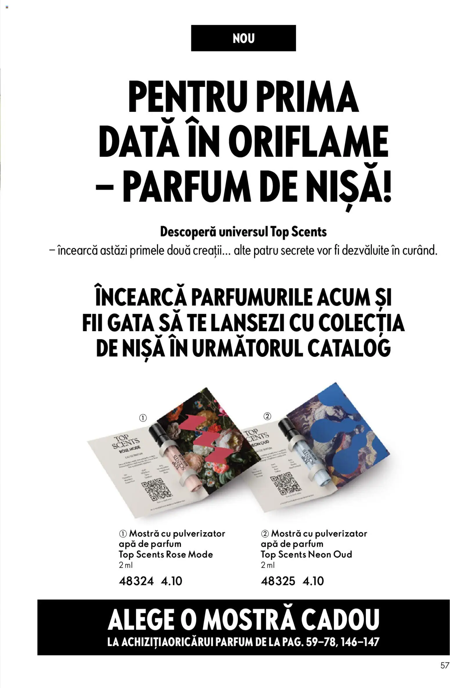 Catalog Oriflame 25 Martie - 13 Aprilie 2026 | Pagina 57 | Produse: Apă de parfum, Top, Parfum, Apă