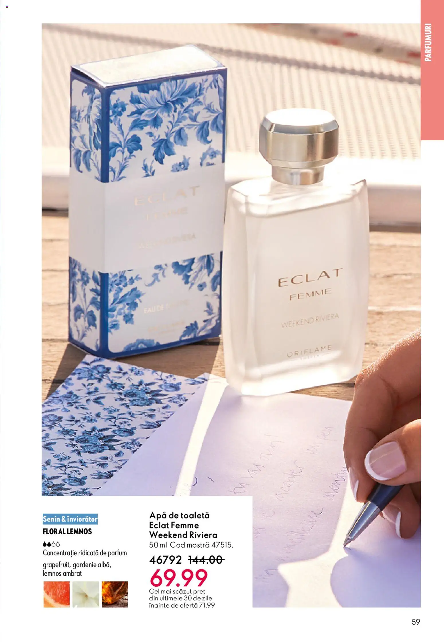 Catalog Oriflame 25 Martie - 13 Aprilie 2026 | Pagina 59 | Produse: Toaletă, Parfum, Apă de toaletă, Apă