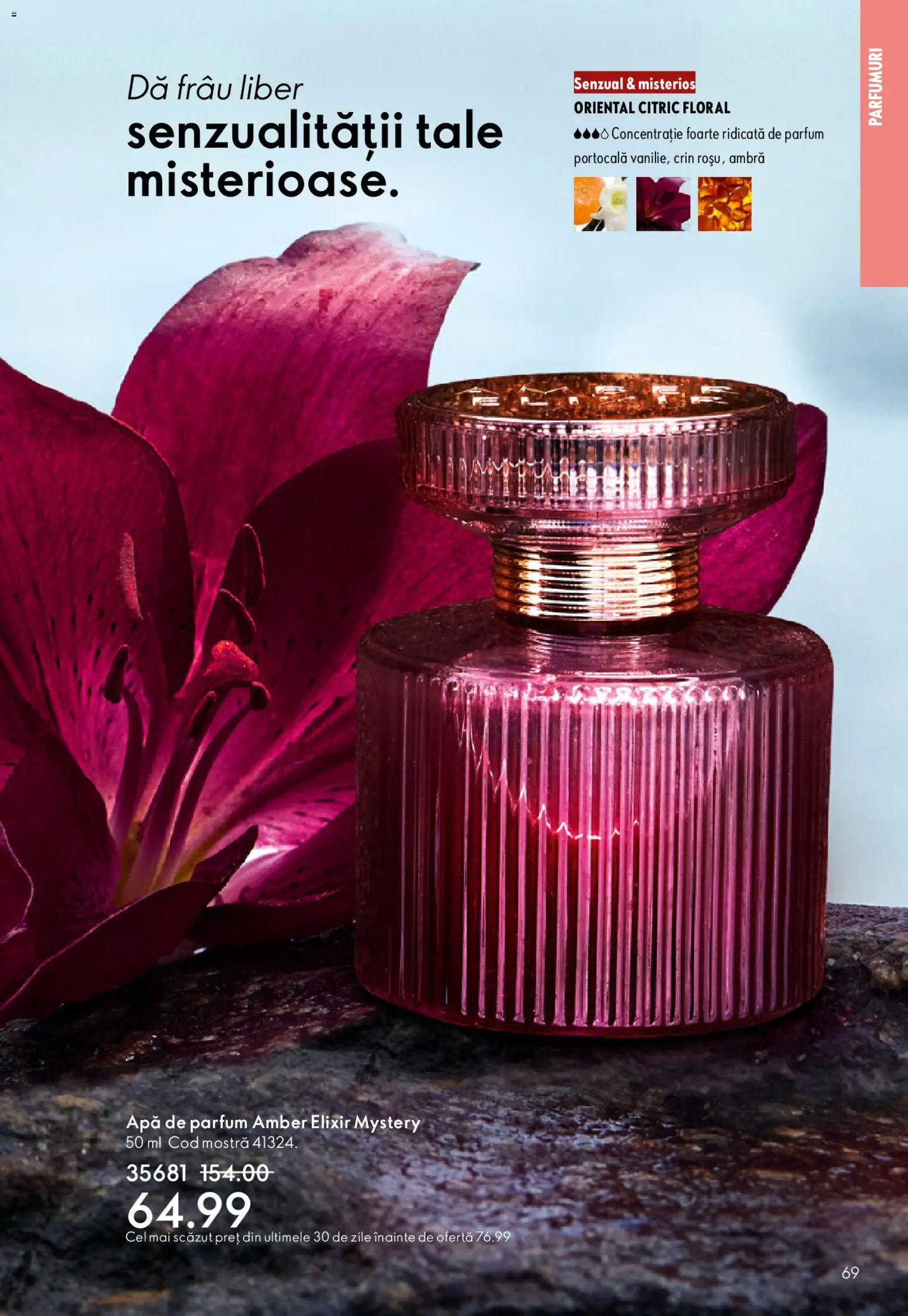 Catalog Oriflame 25 Martie - 13 Aprilie 2026 | Pagina 69 | Produse: Apă de parfum, Elixir, Parfum, Apă