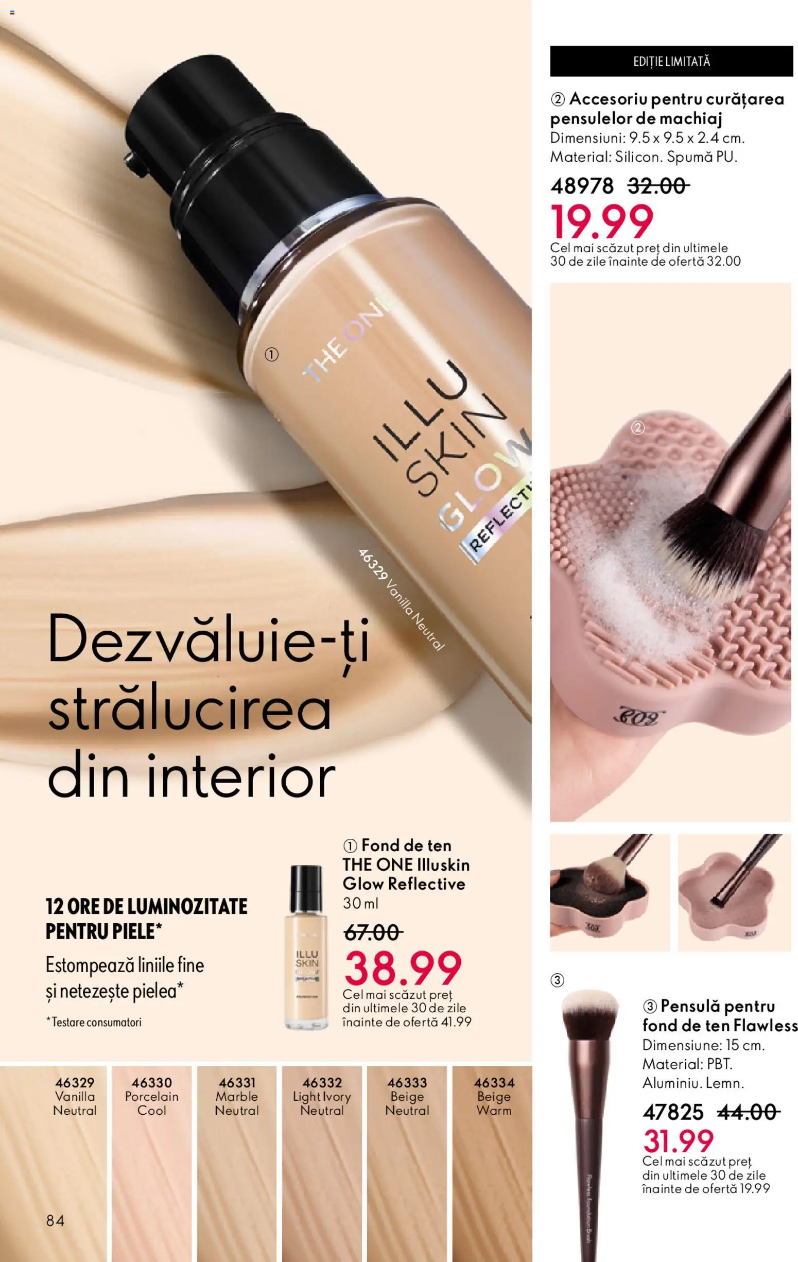 Catalog Oriflame 25 Martie - 13 Aprilie 2026 | Pagina 84 | Produse: Fond de ten, Machiaj