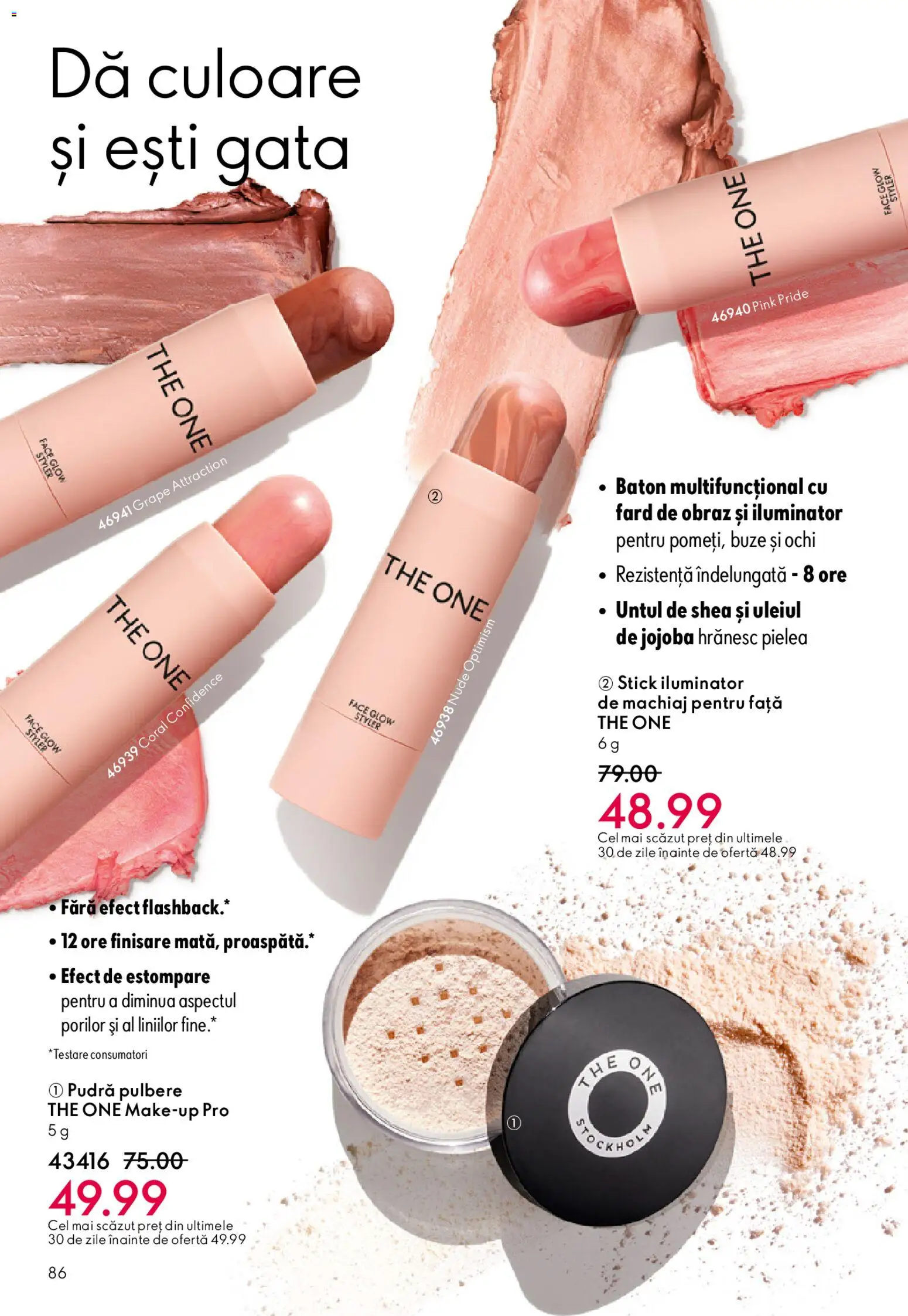 Catalog Oriflame 25 Martie - 13 Aprilie 2026 | Pagina 86 | Produse: Machiaj, Pudră, Iluminator