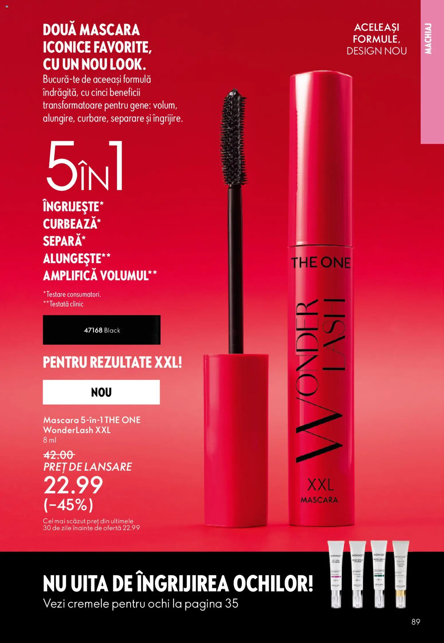 Catalog Oriflame 25 Martie - 13 Aprilie 2026 | Pagina 89 | Produse: Machiaj, Mascara