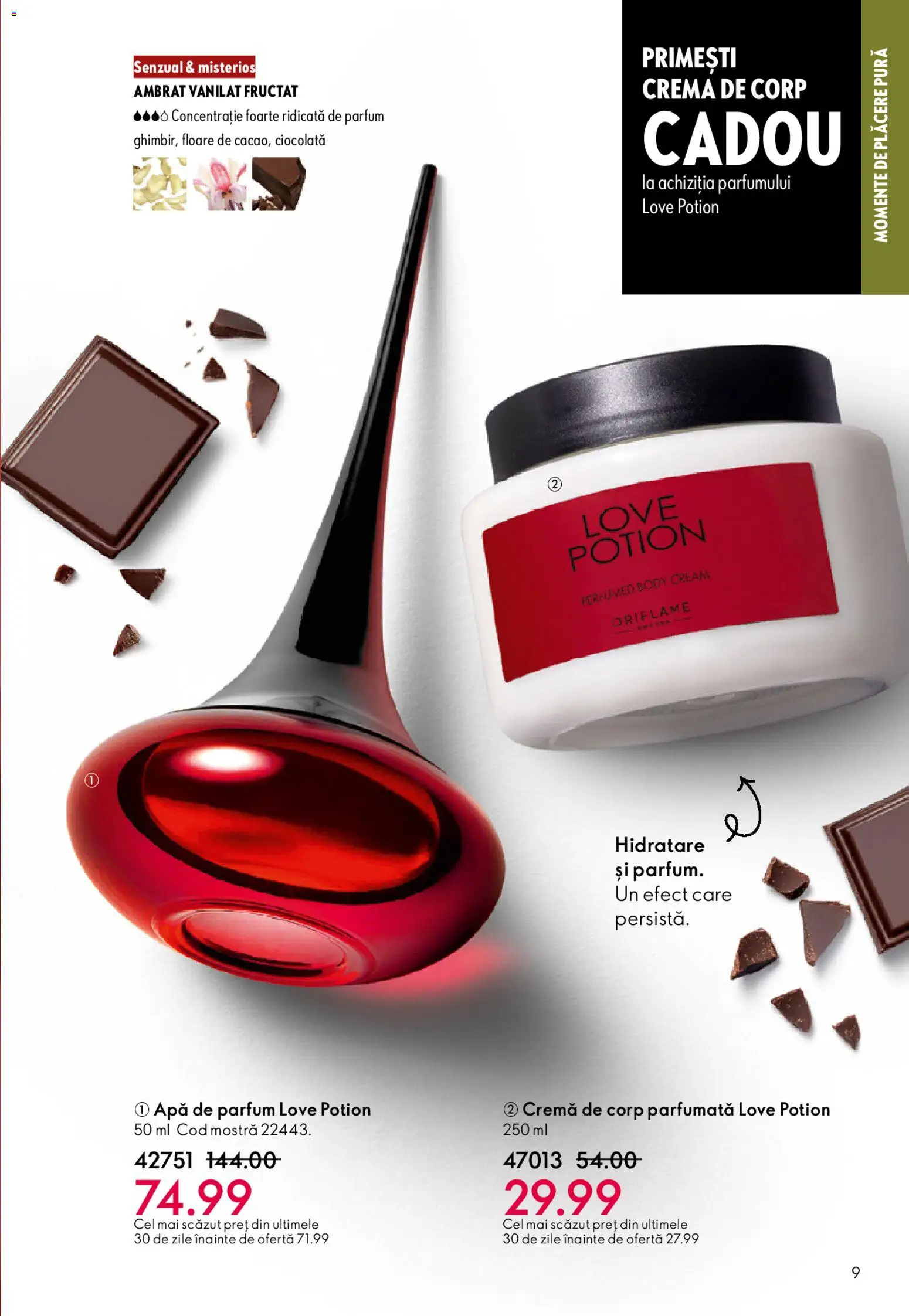 Catalog Oriflame 25 Martie - 13 Aprilie 2026 | Pagina 9 | Produse: Apă de parfum, Body, Cremă de corp, Apă