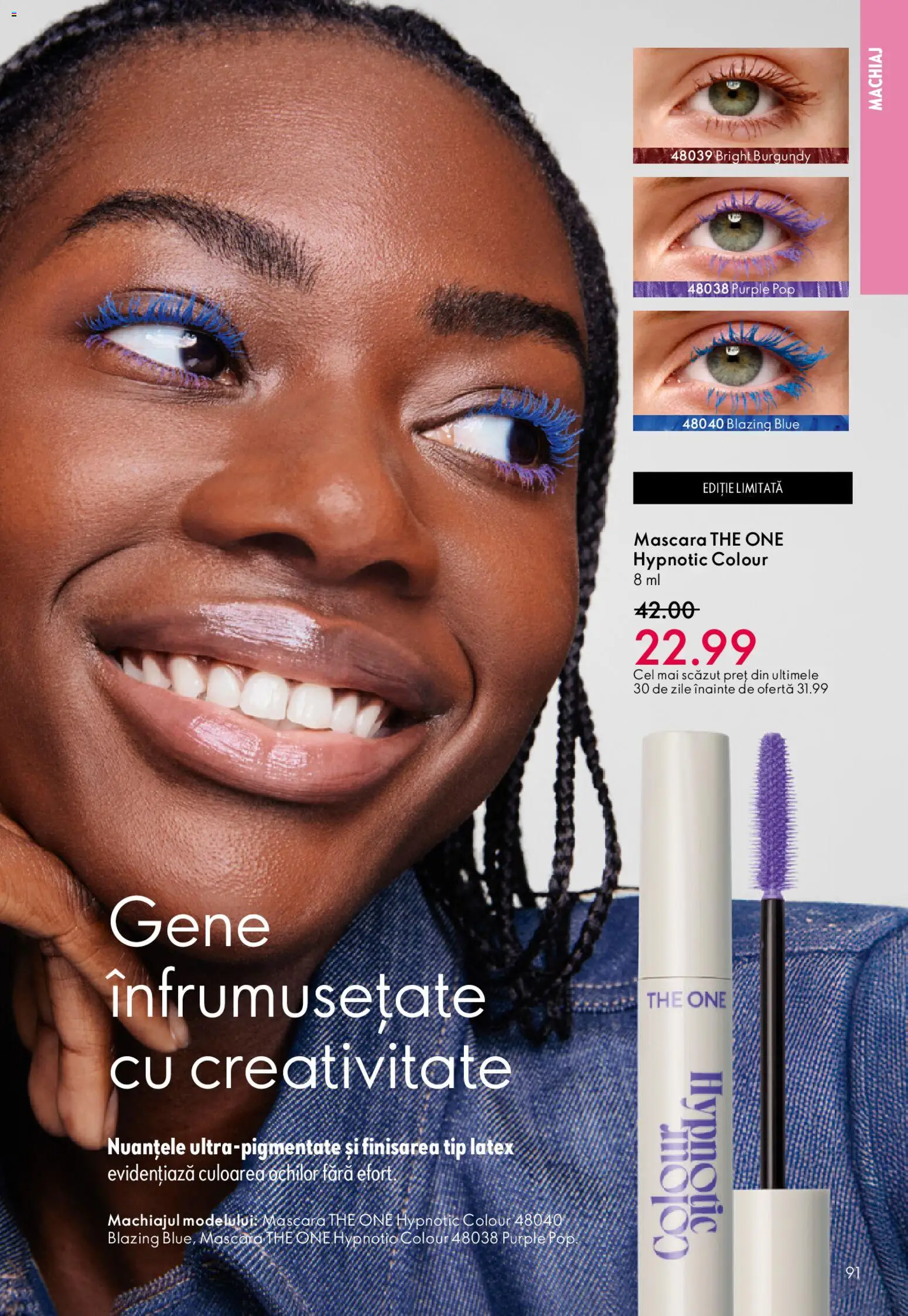 Catalog Oriflame 25 Martie - 13 Aprilie 2026 | Pagina 91 | Produse: Machiaj, Mascara