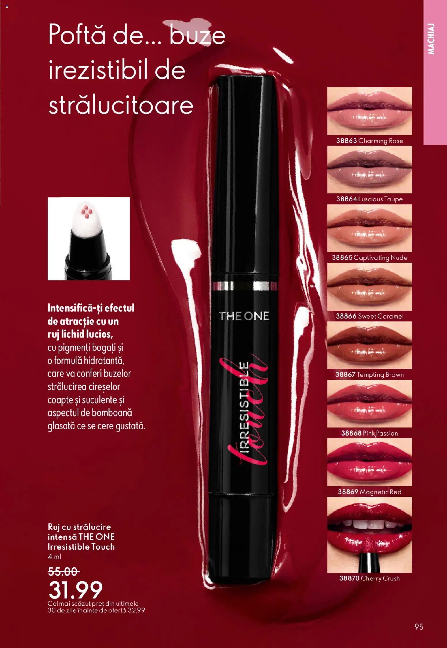 Catalog Oriflame 25 Martie - 13 Aprilie 2026 | Pagina 95 | Produse: Machiaj, Ruj