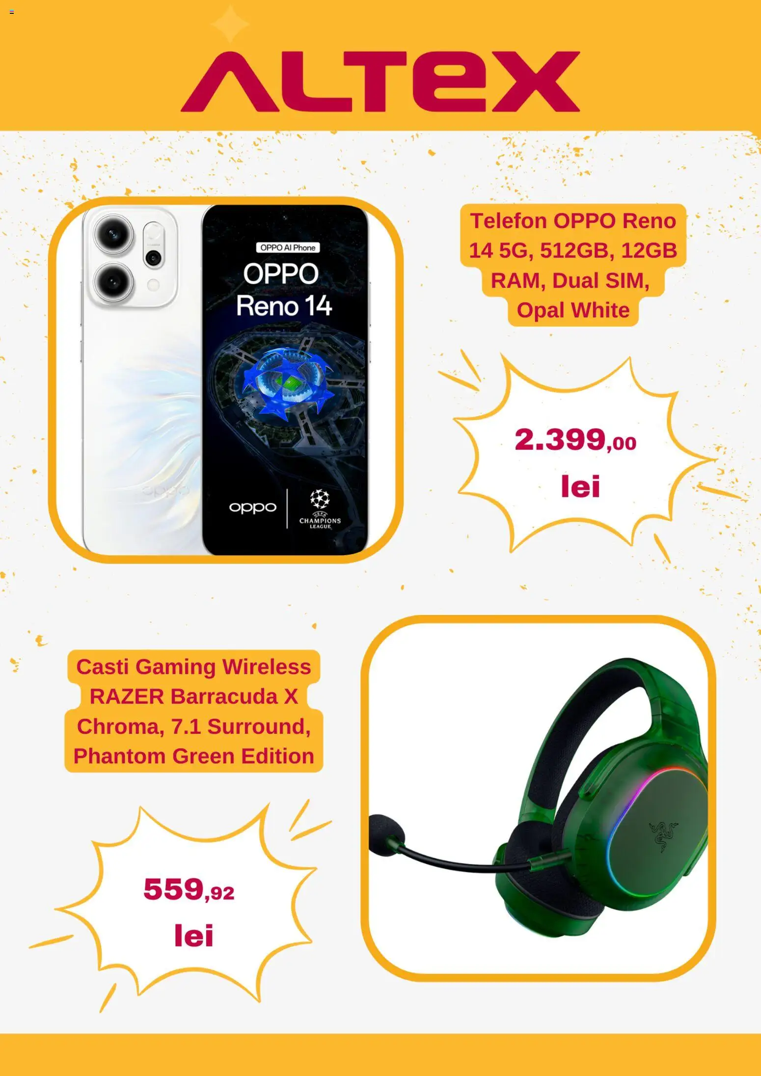 Catalog Altex 26 Februarie - 3 Martie 2026 | Pagina 2 | Produse: Telefon, Căști