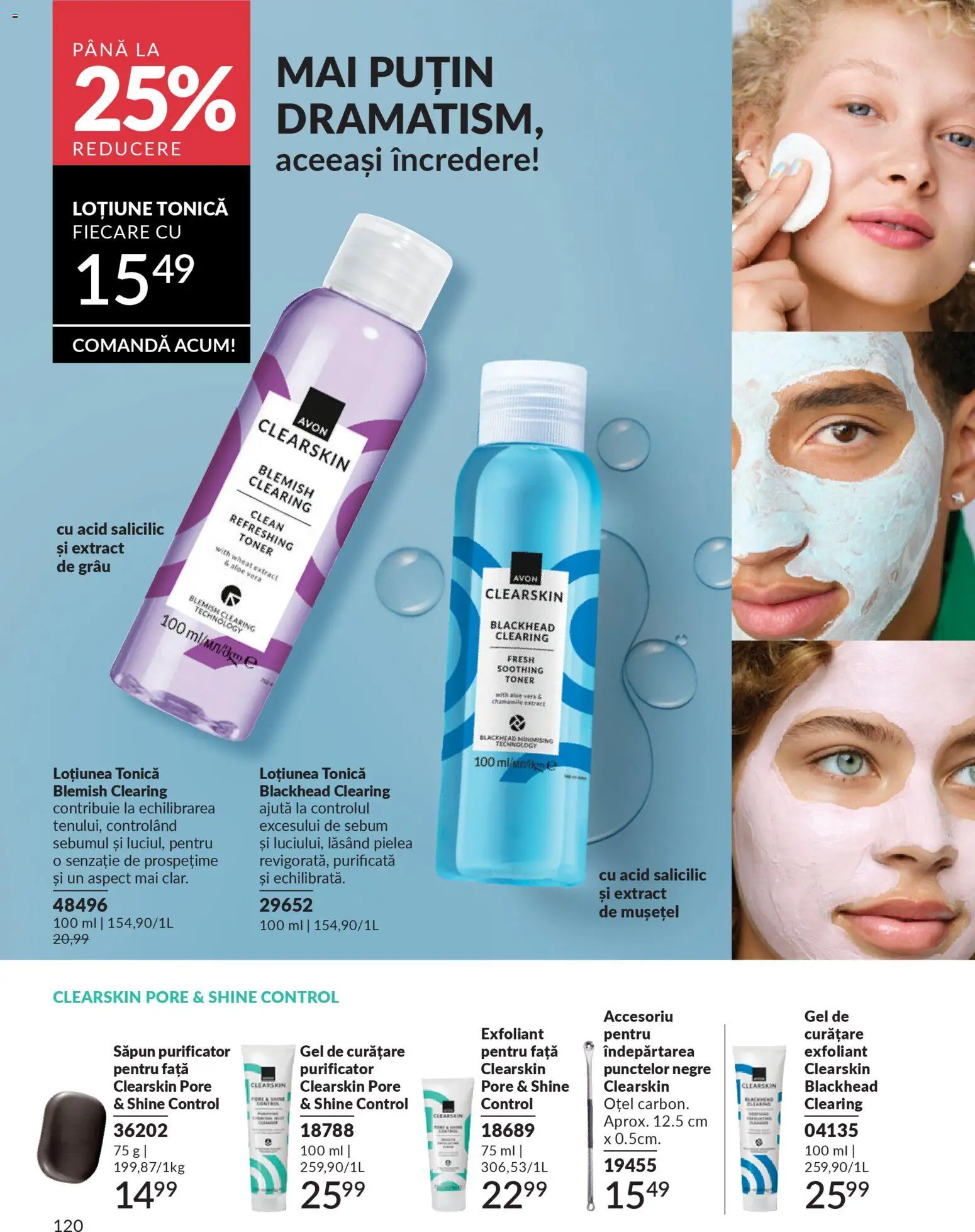 Catalog Avon 1 - 30 Martie 2026 | Pagina 122 | Produse: Loțiune tonică, Pomelo, Toner, Aloe vera