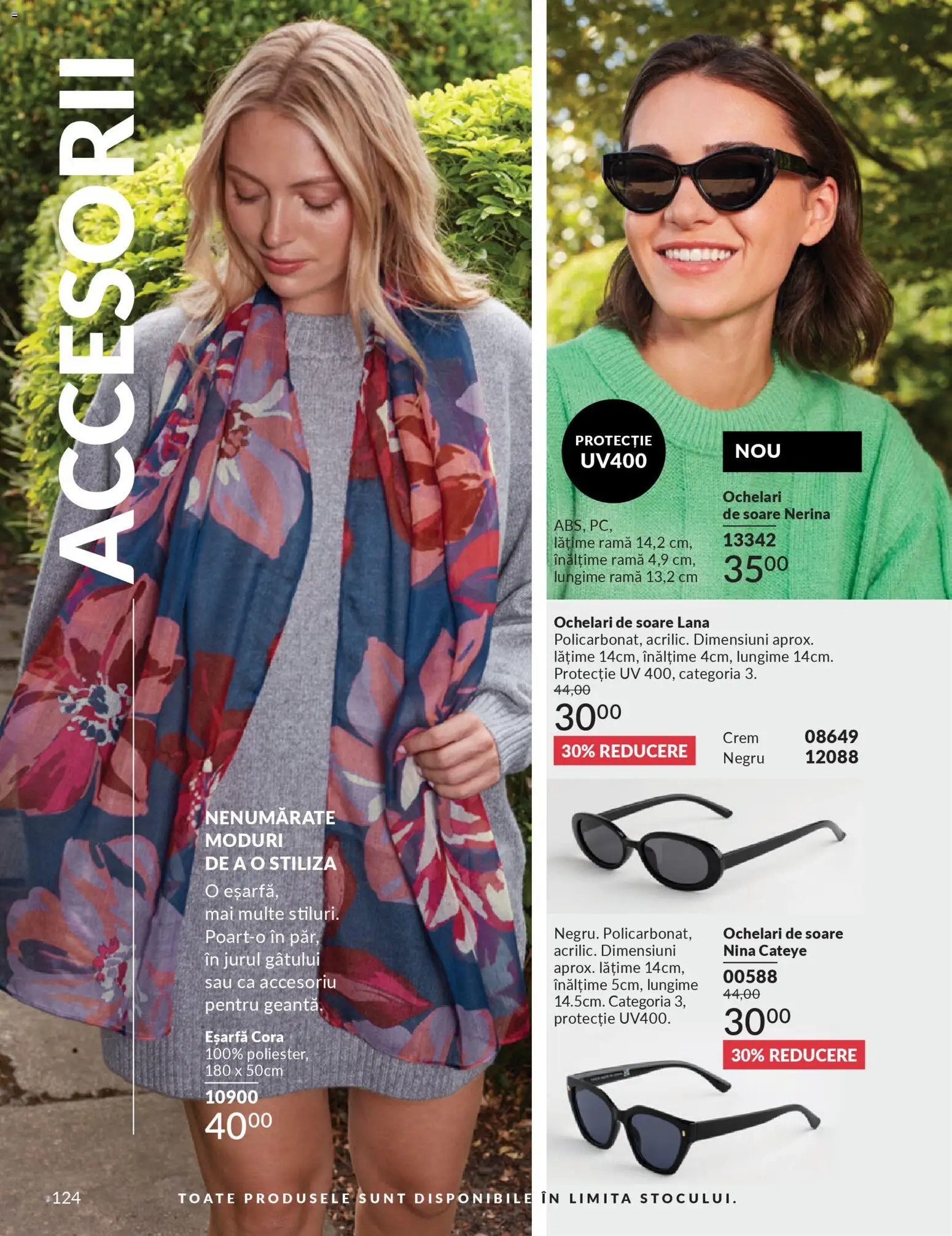 Catalog Avon 1 - 30 Martie 2026 | Pagina 126 | Produse: Eșarfă, Ochelari, Ochelari de soare