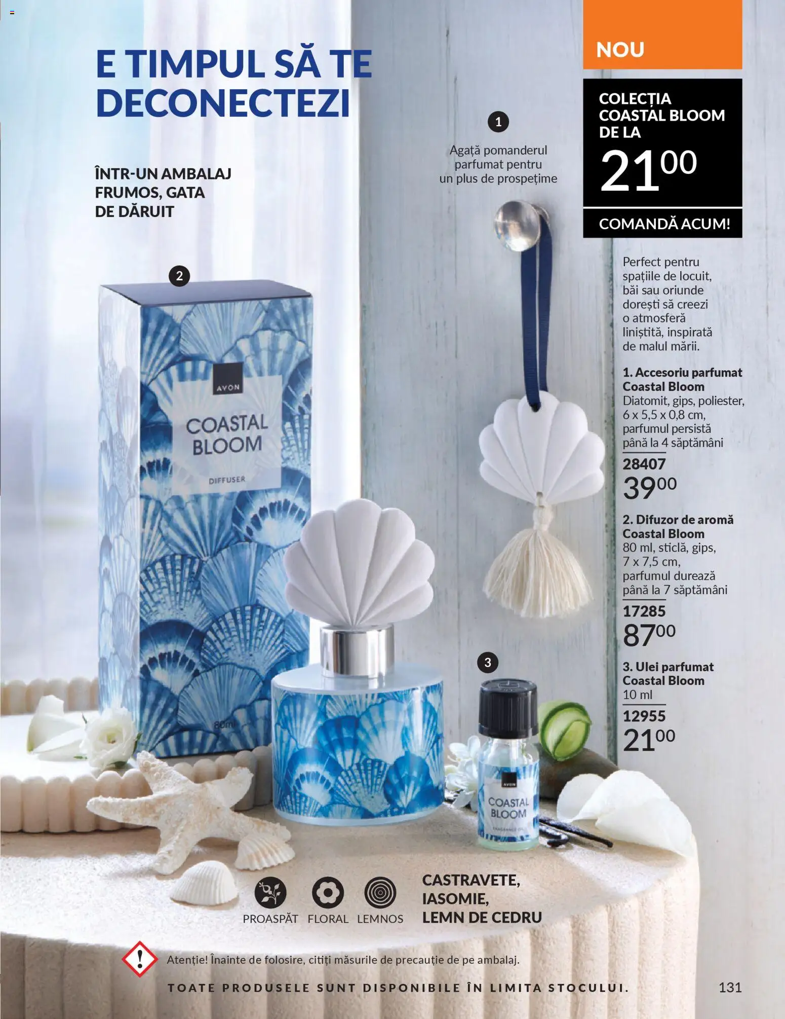 Catalog Avon 1 - 30 Martie 2026 | Pagina 133 | Produse: Difuzor, Ulei parfumat, Ulei