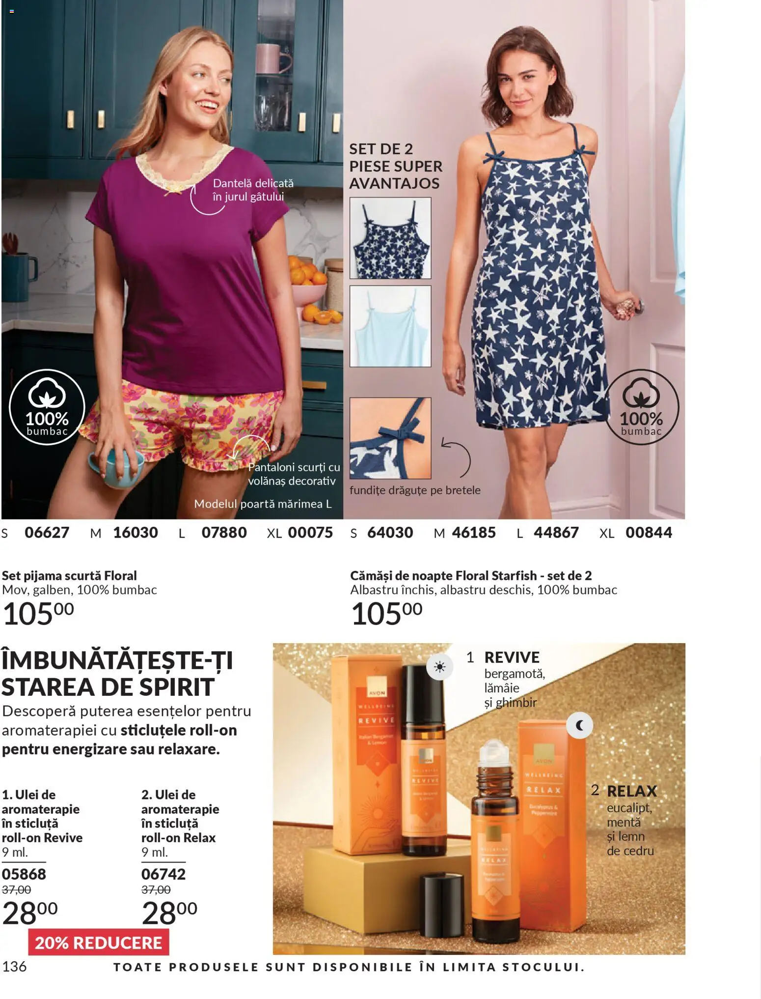 Catalog Avon 1 - 30 Martie 2026 | Pagina 138 | Produse: Ulei, Pantaloni, Pantaloni scurți, Lămâie