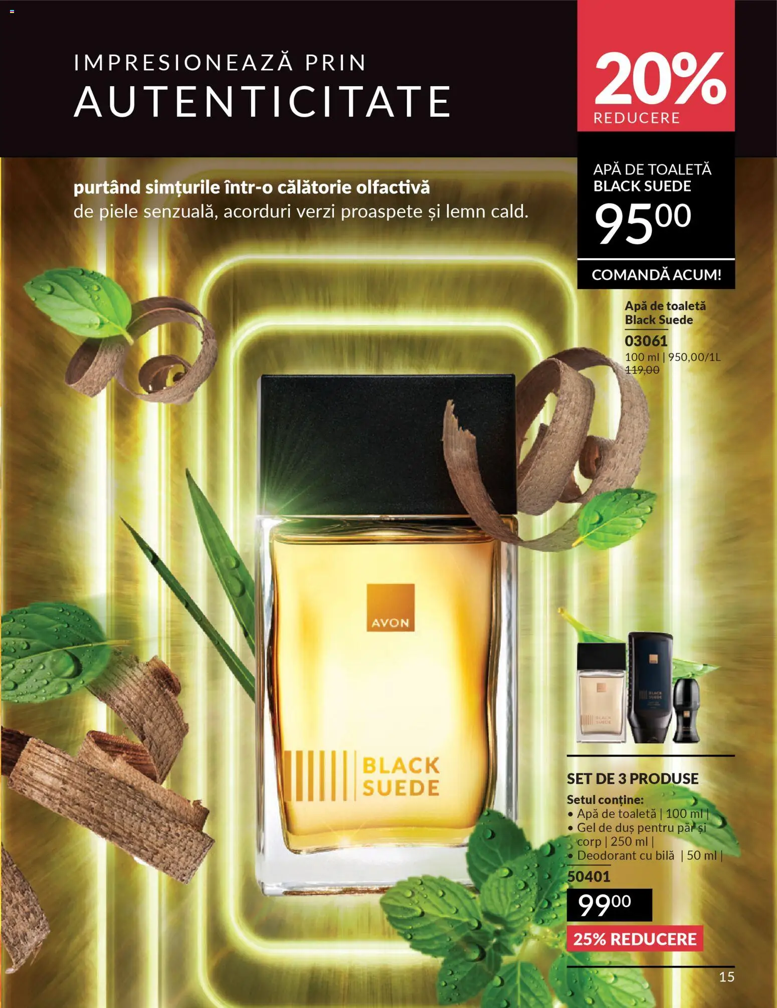 Catalog Avon 1 - 30 Martie 2026 | Pagina 17 | Produse: Duș, Apă de toaletă, Gel de duș, Apă