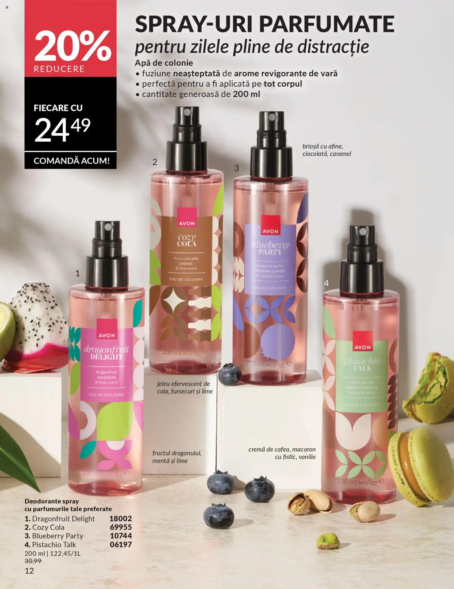 Catalog Avon 1 - 30 Martie 2026 | Pagina 194 | Produse: Lime, Amerikan servis, Cremă, Apă