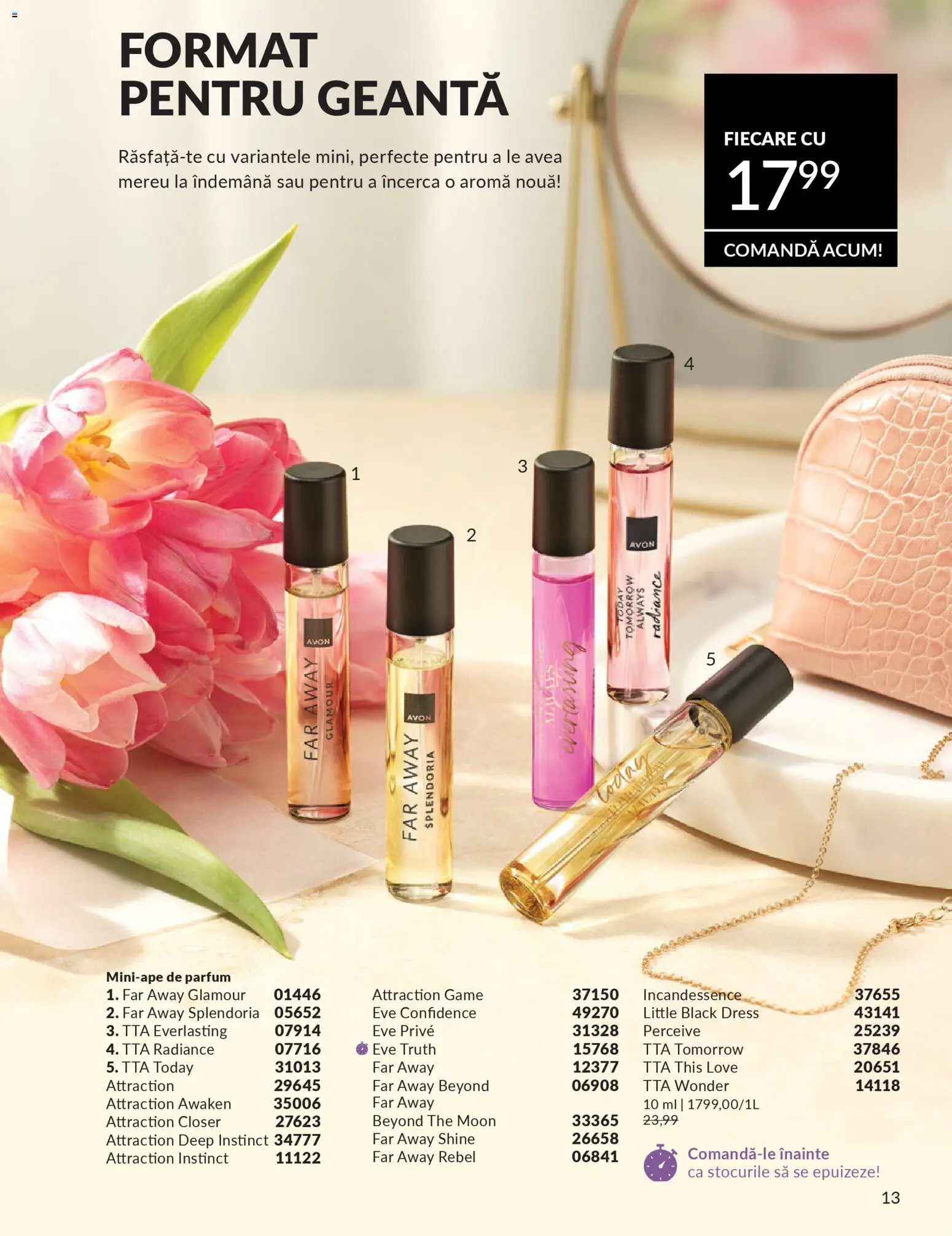 Catalog Avon 1 - 30 Martie 2026 | Pagina 195 | Produse: Geantă, Parfum