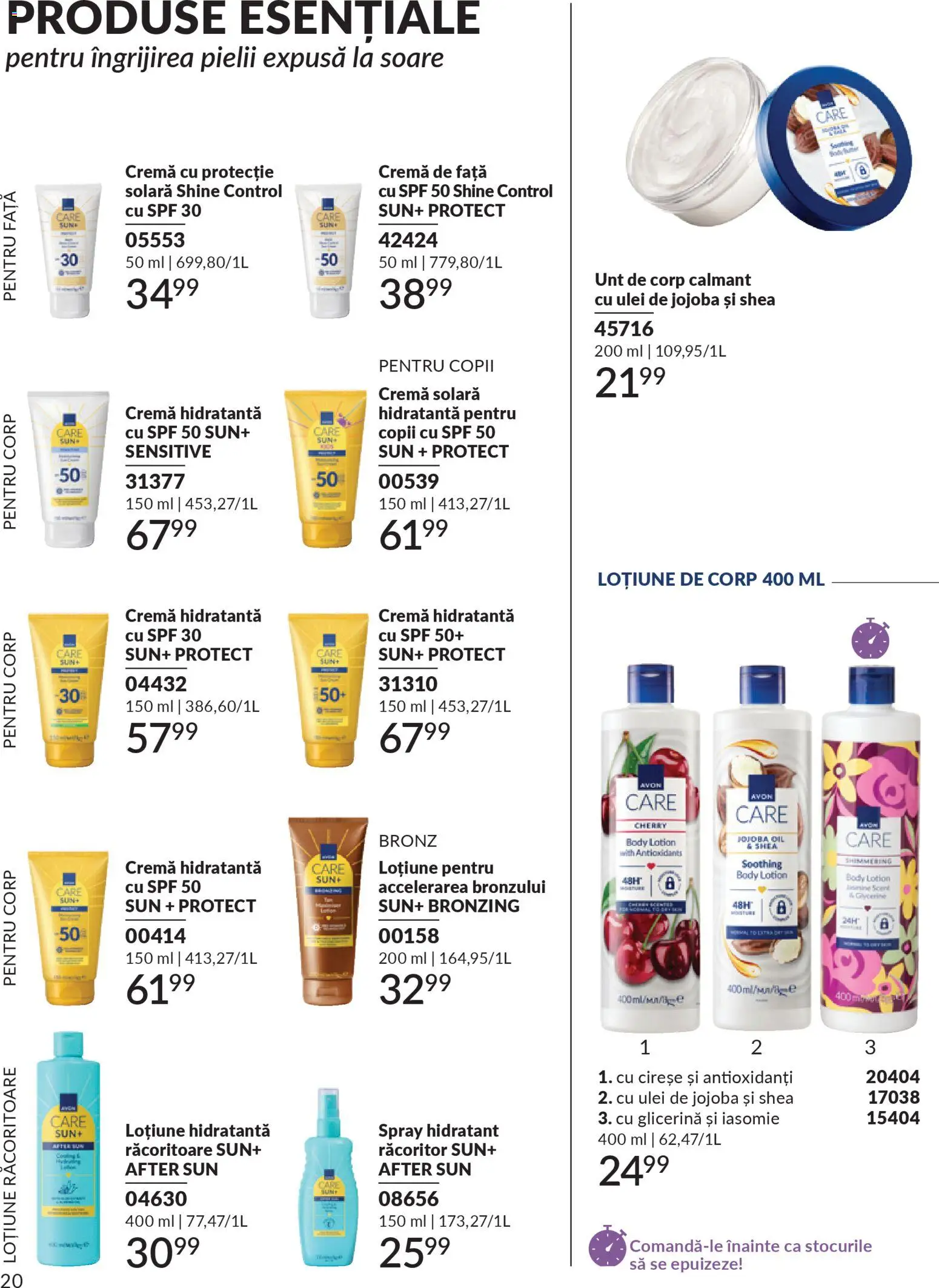 Catalog Avon 1 - 30 Martie 2026 | Pagina 202 | Produse: Unt, Cremă, Ulei, Cireșe