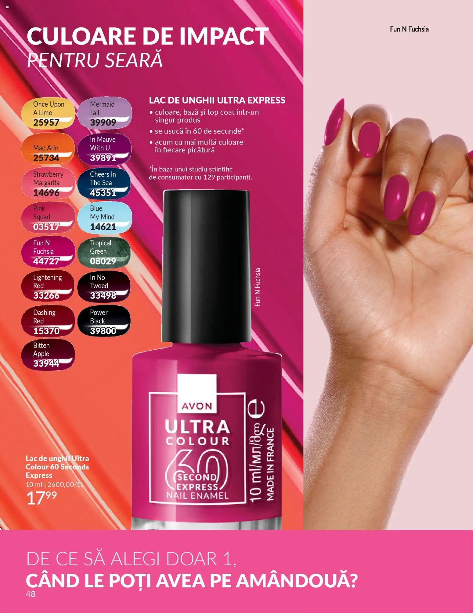 Catalog Avon 1 - 30 Martie 2026 | Pagina 50 | Produse: Lime, Top coat, Peluş Köpek Yatağı, Apple