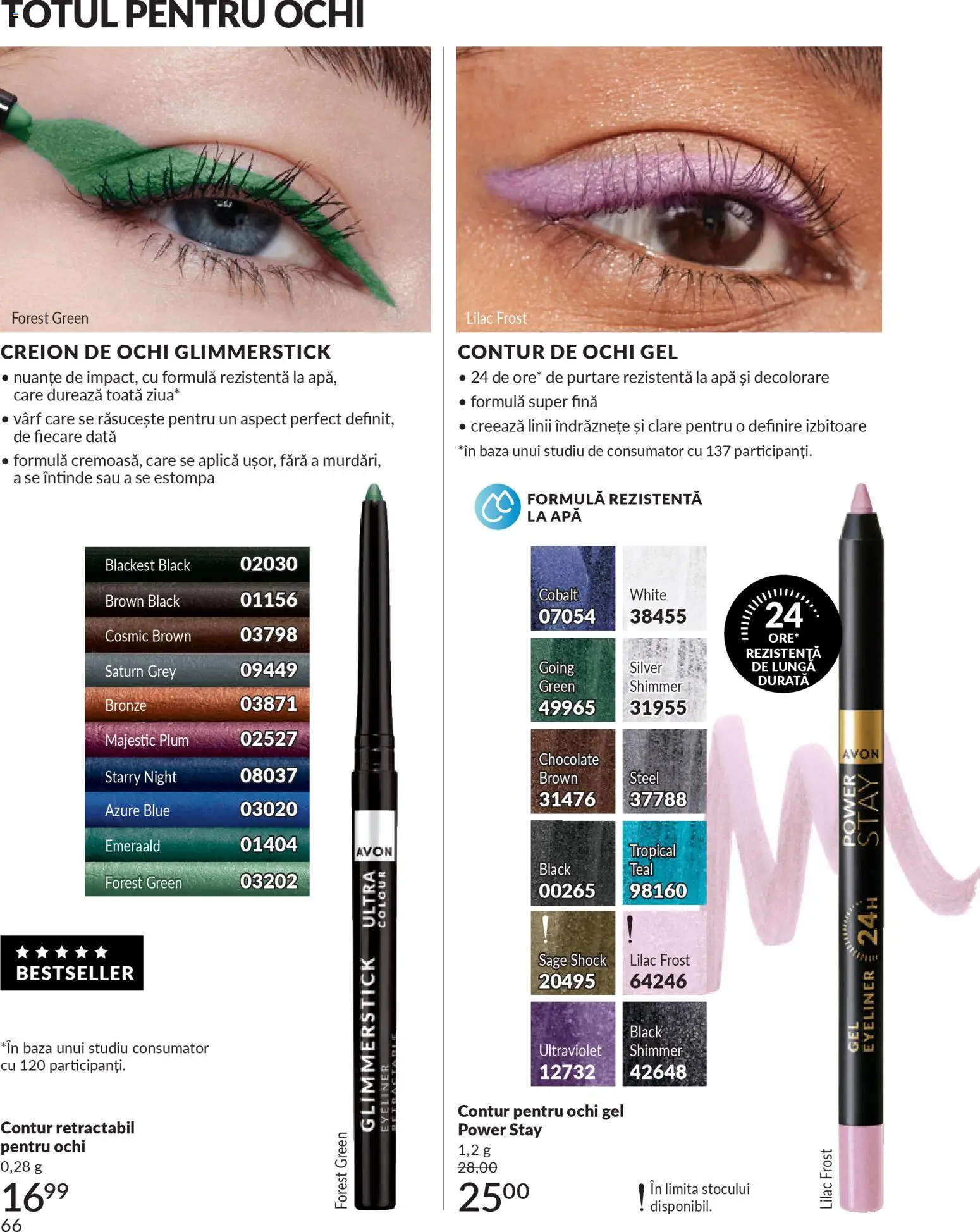 Catalog Avon 1 - 30 Martie 2026 | Pagina 68 | Produse: Creion de ochi, Apă
