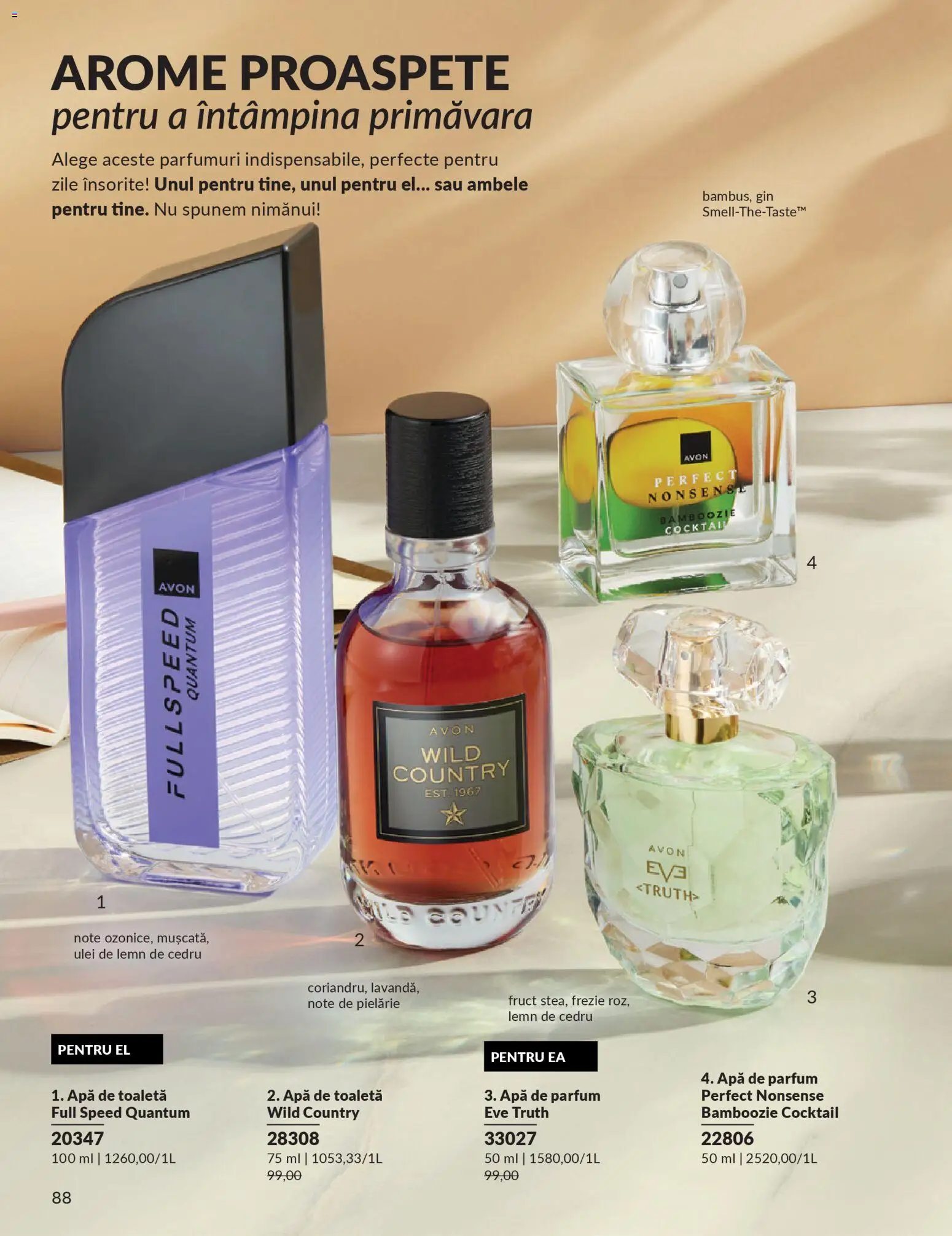 Catalog Avon 1 - 30 Martie 2026 | Pagina 90 | Produse: Toaletă, Parfum, Ulei, Gin