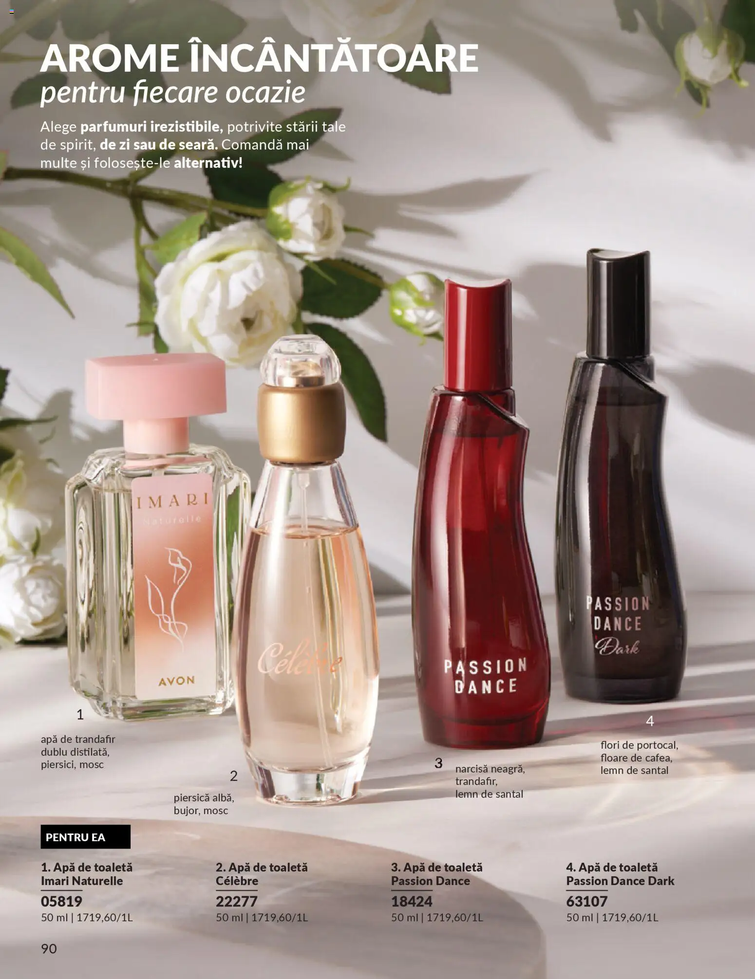 Catalog Avon 1 - 30 Martie 2026 | Pagina 92 | Produse: Piersică, Trandafir, Toaletă, Apă