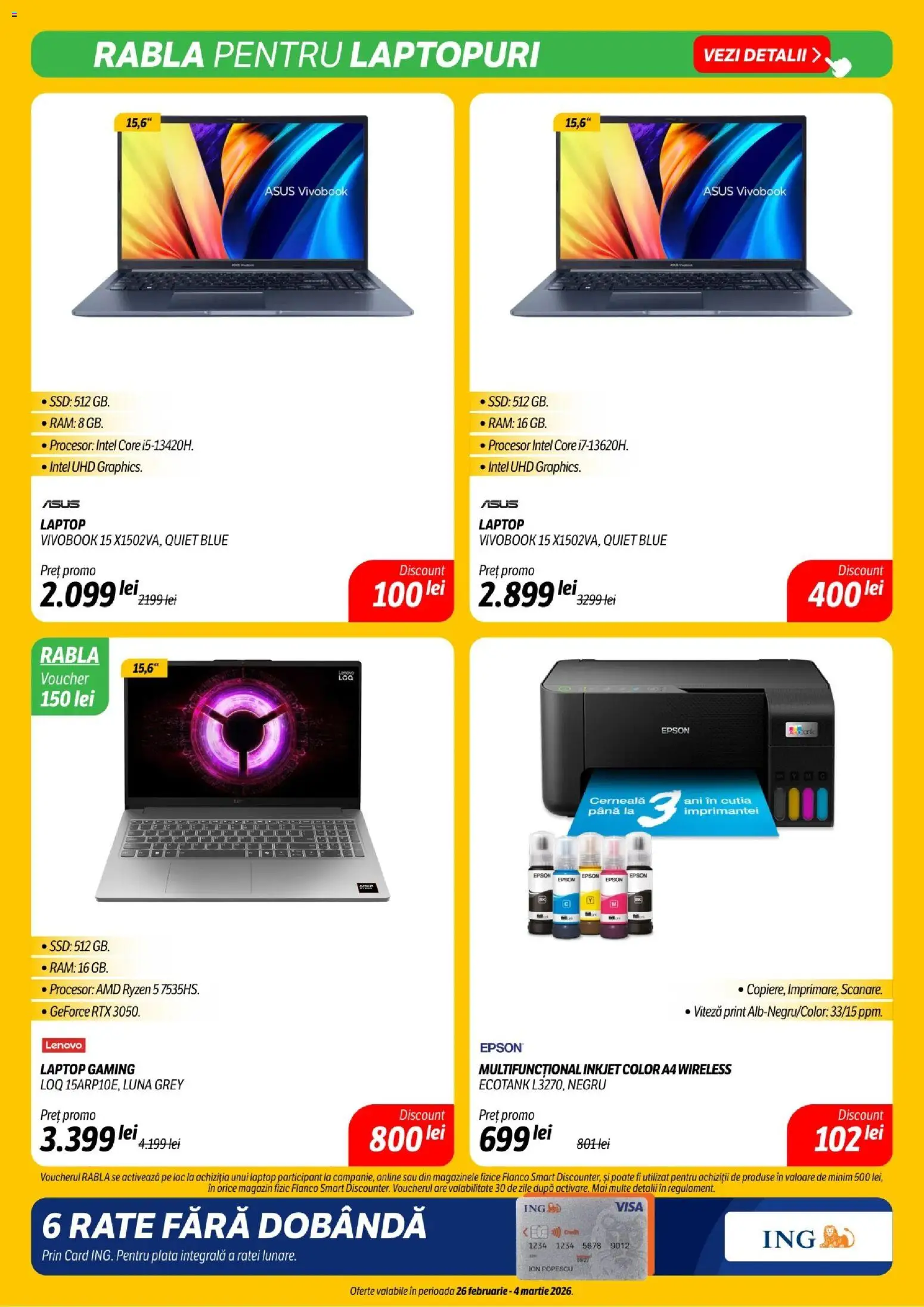 Catalog Flanco 26 Februarie - 3 Martie 2026 | Pagina 14 | Produse: Laptop