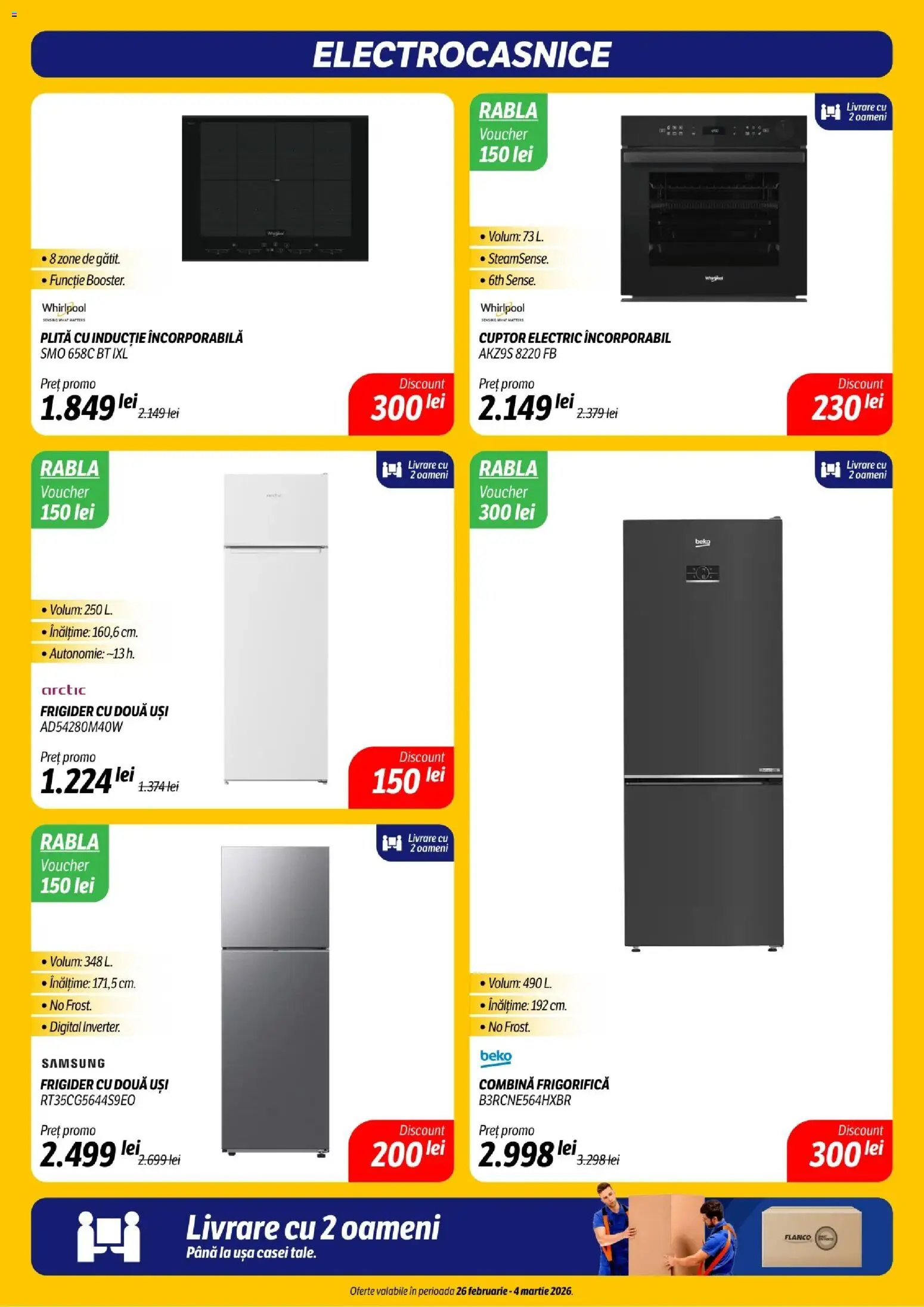 Catalog Flanco 26 Februarie - 3 Martie 2026 | Pagina 17 | Produse: Frigider, Plită, Ușă, Combină frigorifică