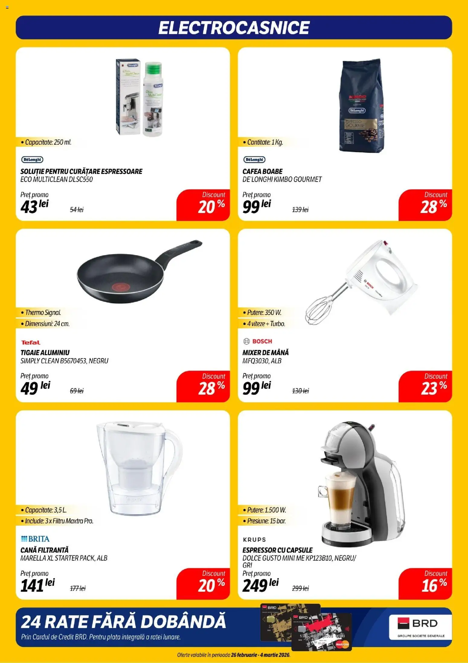 Catalog Flanco 26 Februarie - 3 Martie 2026 | Pagina 18 | Produse: Espressor, Tigaie, Mixer, Cafea