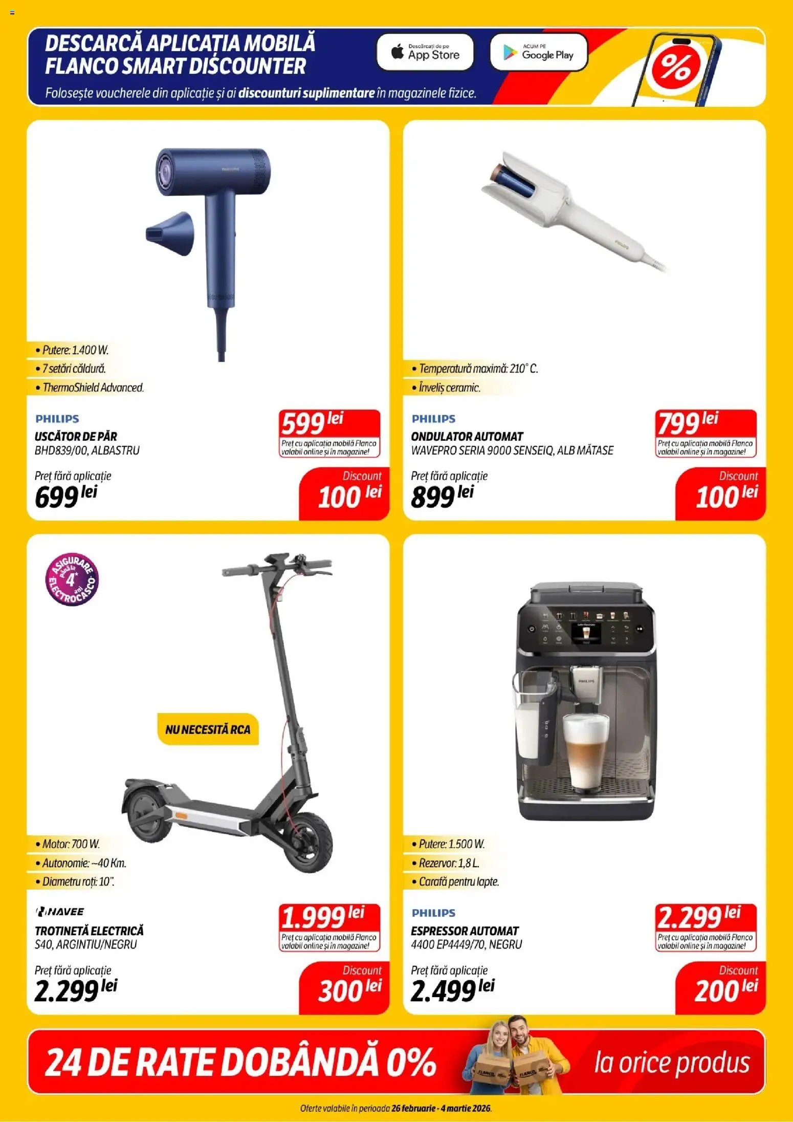 Catalog Flanco 26 Februarie - 3 Martie 2026 | Pagina 5 | Produse: Espressor, Trotinetă electrică, Ondulator, Uscător De Păr