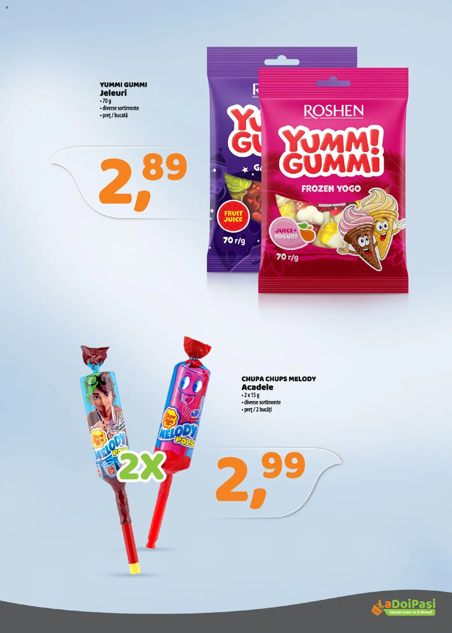 Catalog La Doi Pași 1 - 14 Martie 2026 | Pagina 6 | Produse: Jeleuri, Acadele