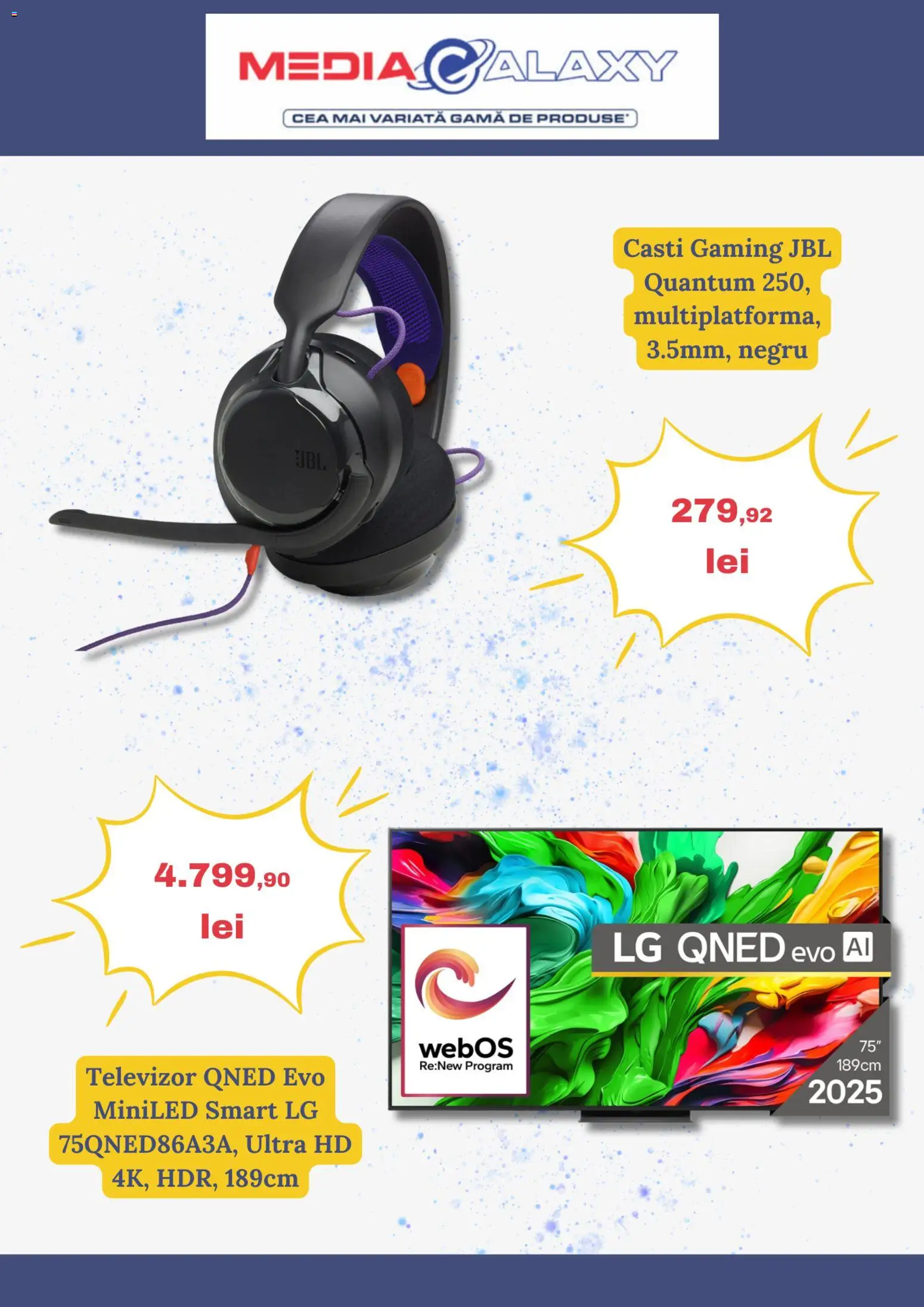 Catalog Media Galaxy 26 Februarie - 3 Martie 2026 | Pagina 3 | Produse: Televizor, Căști