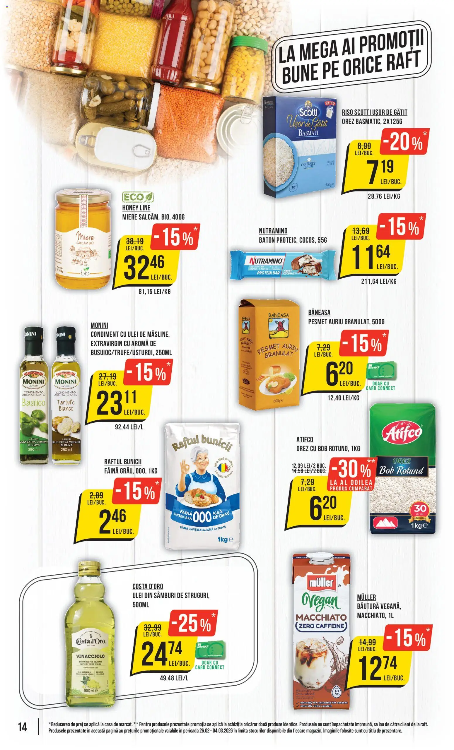 Catalog Mega Image 26 Februarie - 3 Martie 2026 | Pagina 14 | Produse: Raft, Ulei, Făină, Orez