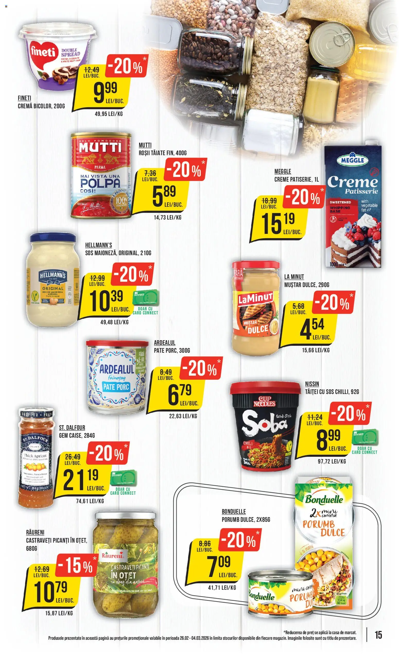 Catalog Mega Image 26 Februarie - 3 Martie 2026 | Pagina 15 | Produse: Pate, Oțet, Roșii, Muștar