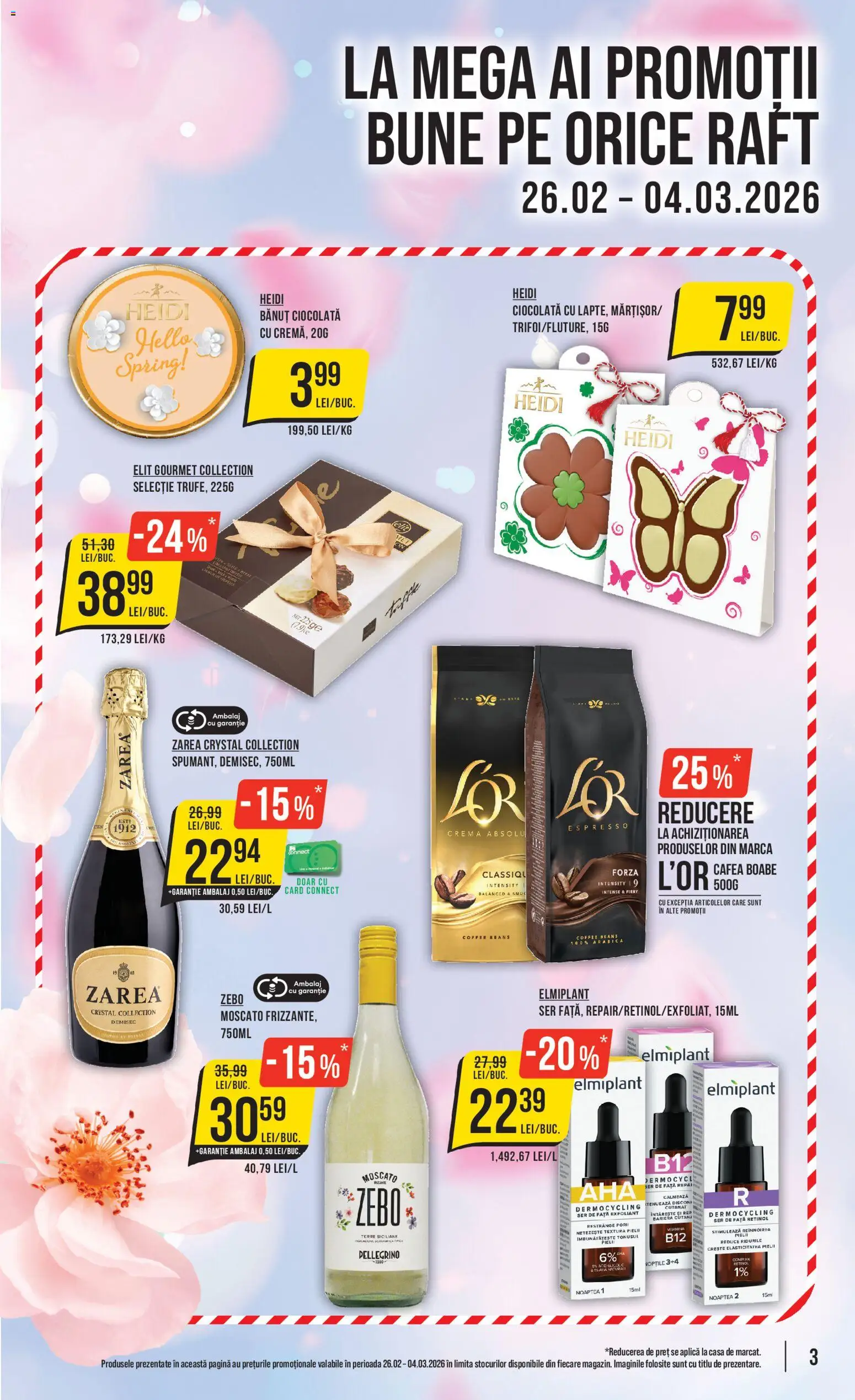 Catalog Mega Image 26 Februarie - 3 Martie 2026 | Pagina 3 | Produse: Exfoliant, Cremă, Cafea, Ciocolată