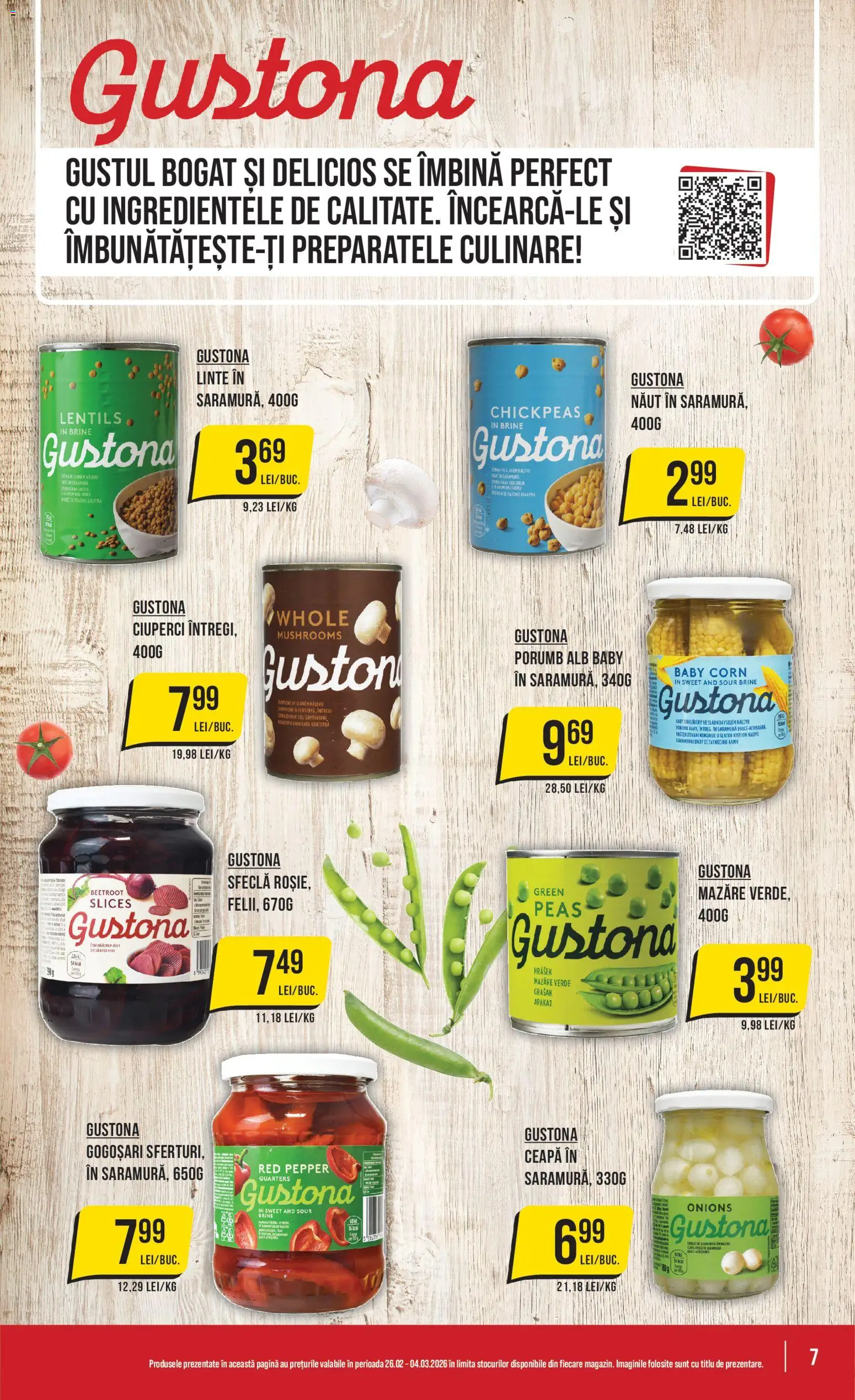 Catalog Mega Image 26 Februarie - 3 Martie 2026 | Pagina 7 | Produse: Mazăre, Ciuperci, Ceapă, Sfeclă