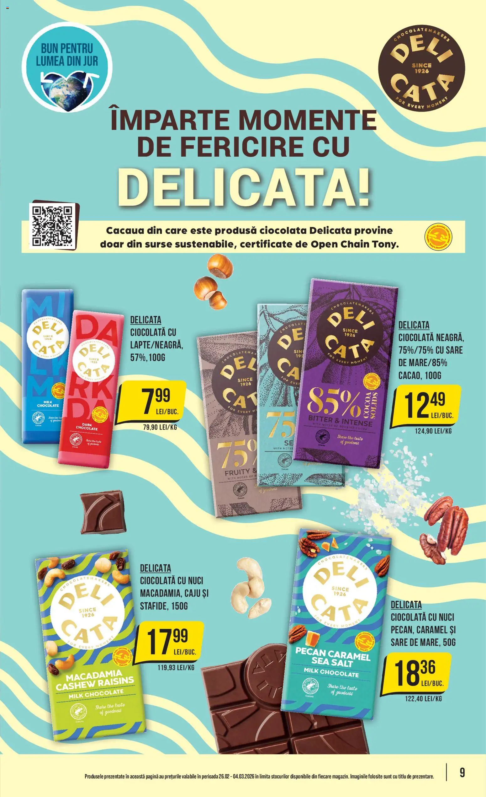 Catalog Mega Image 26 Februarie - 3 Martie 2026 | Pagina 9 | Produse: Ciocolată, Caju, Nuci, Sare