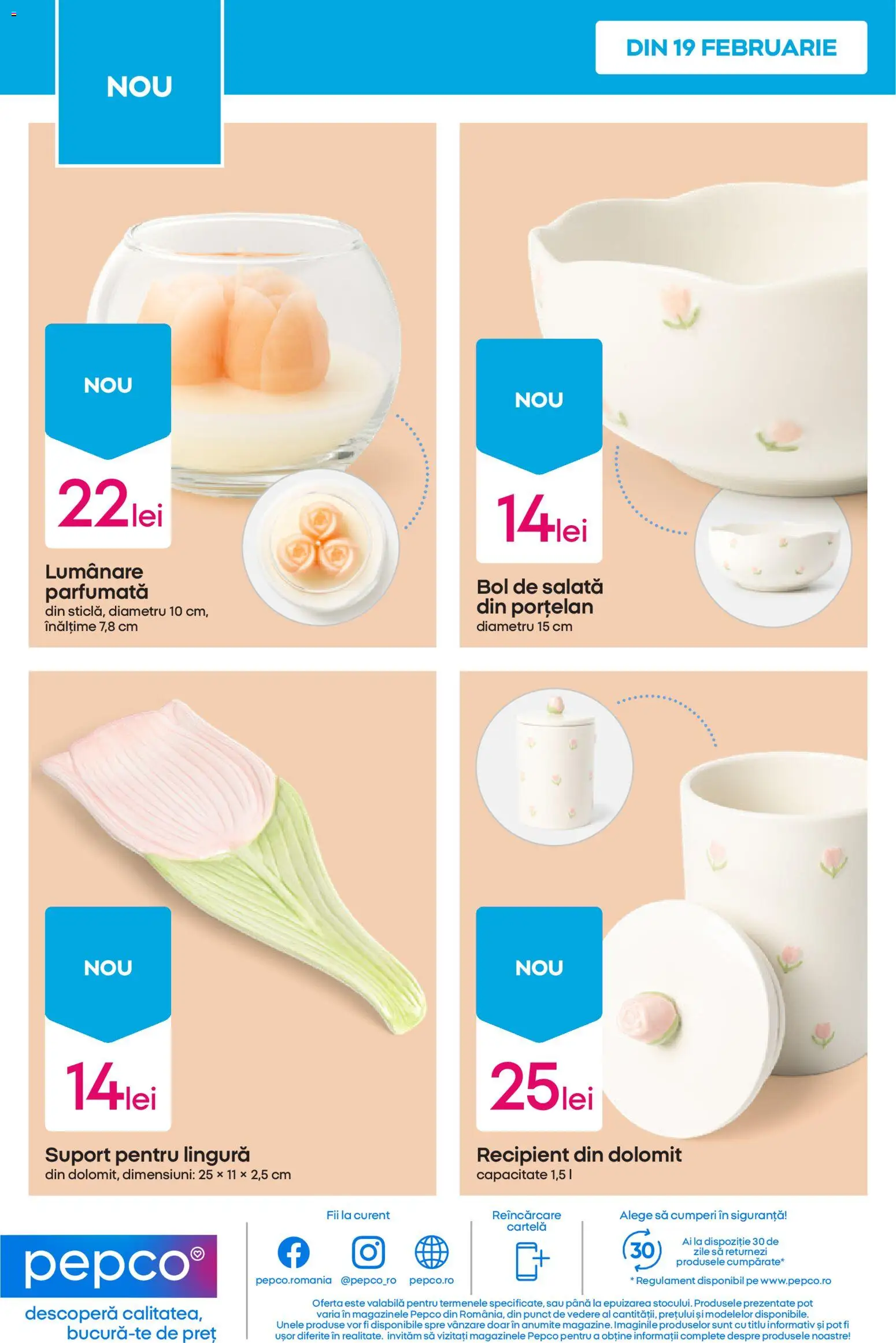 Catalog Pepco 26 Februarie - 3 Martie 2026 | Pagina 14 | Produse: Bol, Lumânare, Salată