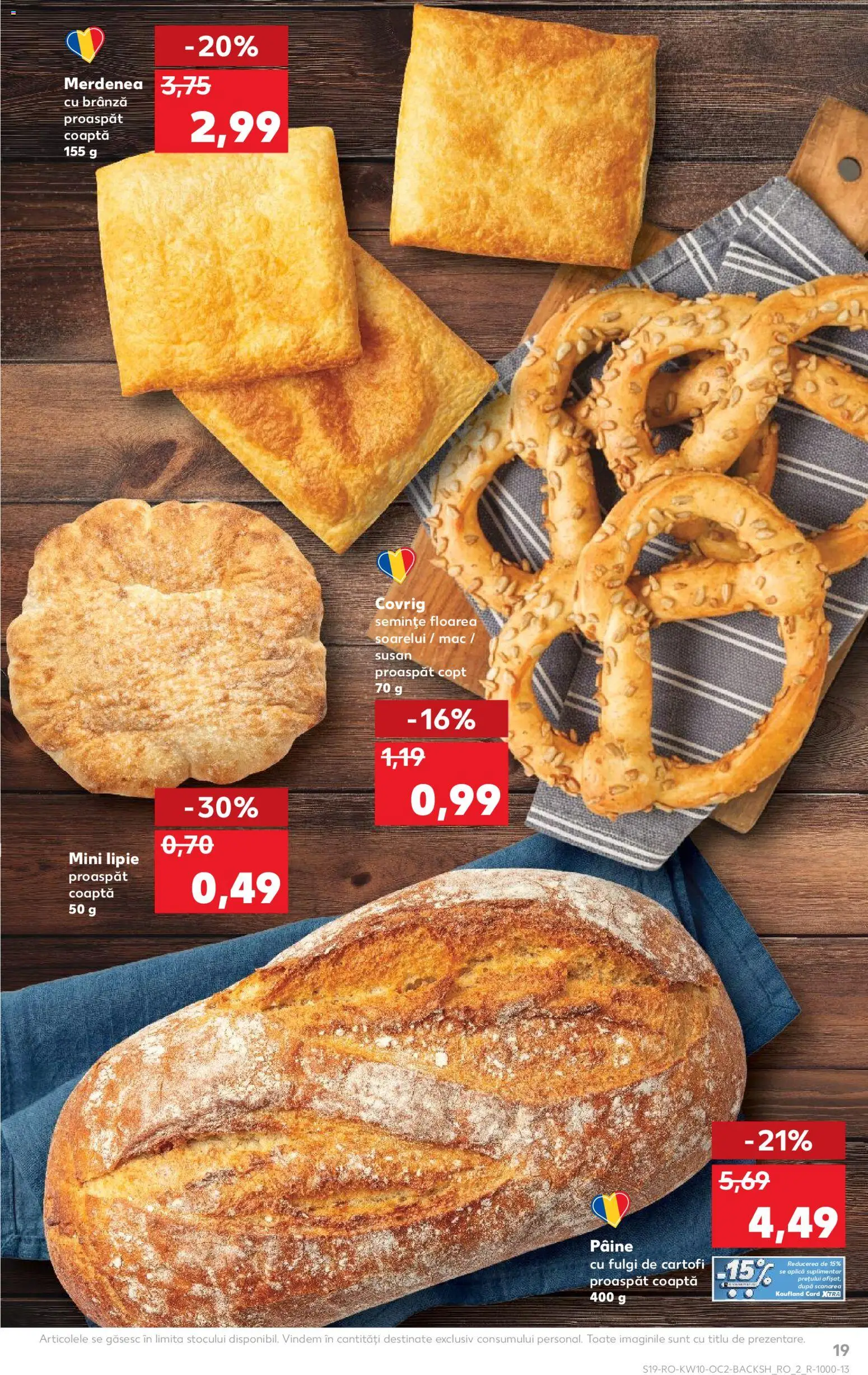 Catalog Kaufland 4 - 9 Martie 2026 | Pagina 19 | Produse: Brânză, Pâine, Fulgi, Cartofi