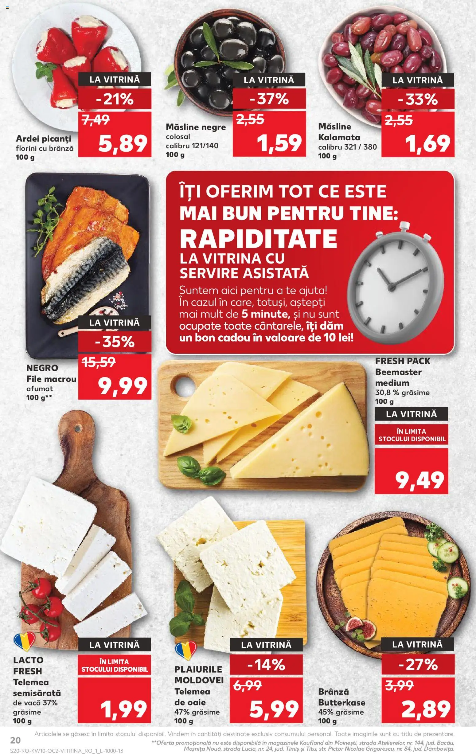 Catalog Kaufland 4 - 9 Martie 2026 | Pagina 20 | Produse: Măsline, Ardei, Brânză, Brânză De Vacă